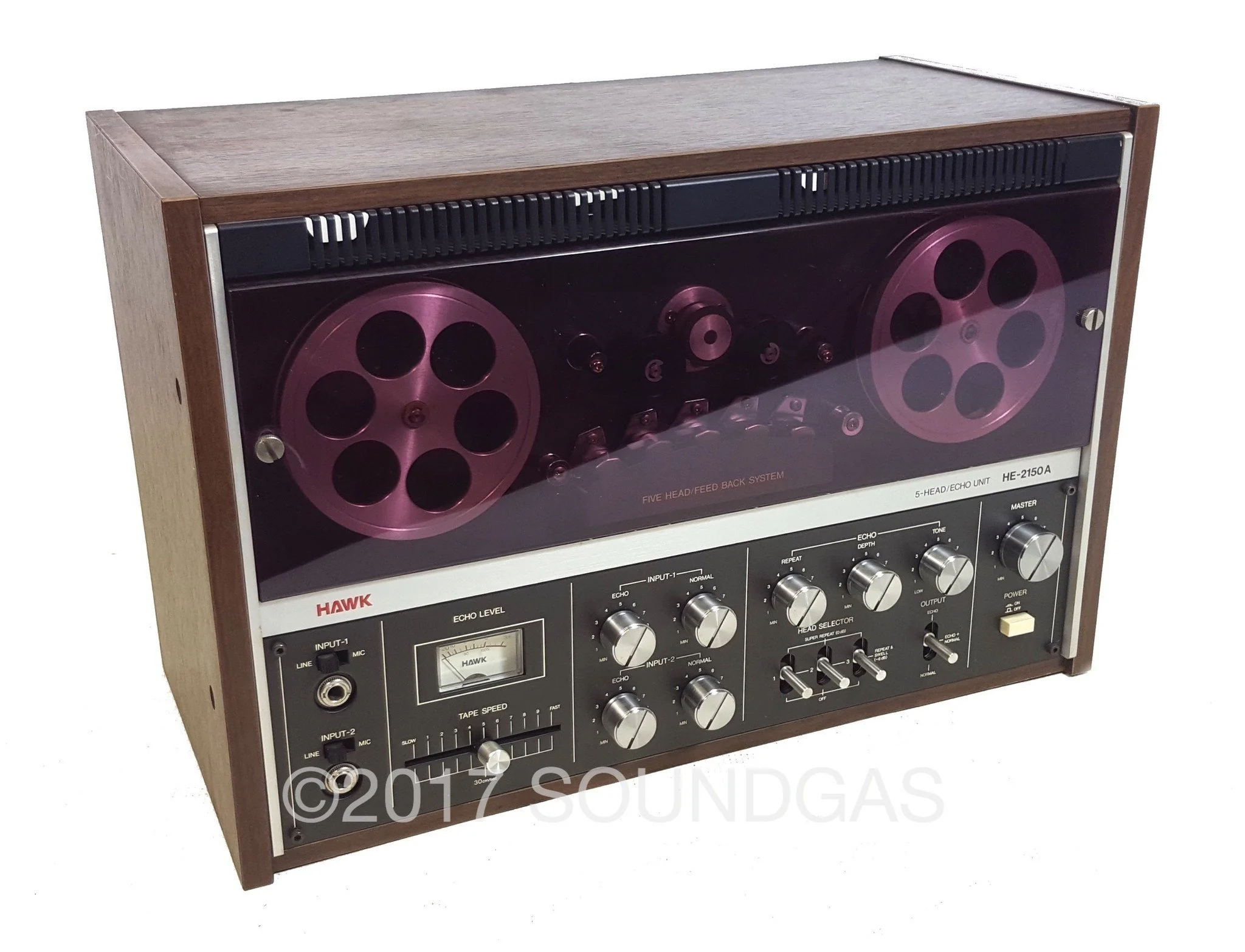 Hawk HE-2150A Open Reel Tape Echo - Image 4