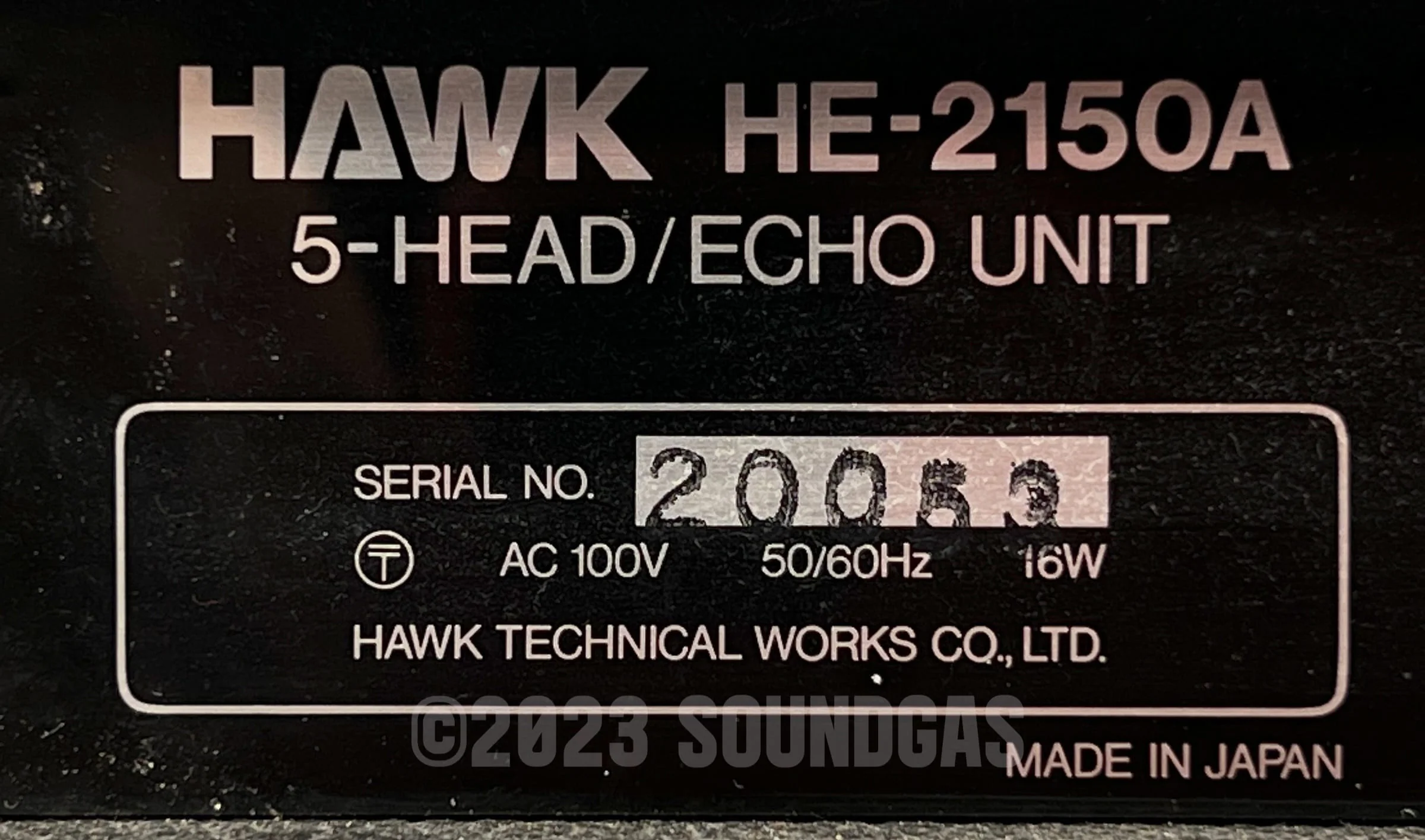 Hawk HE-2150A Open Reel Tape Echo - Image 7