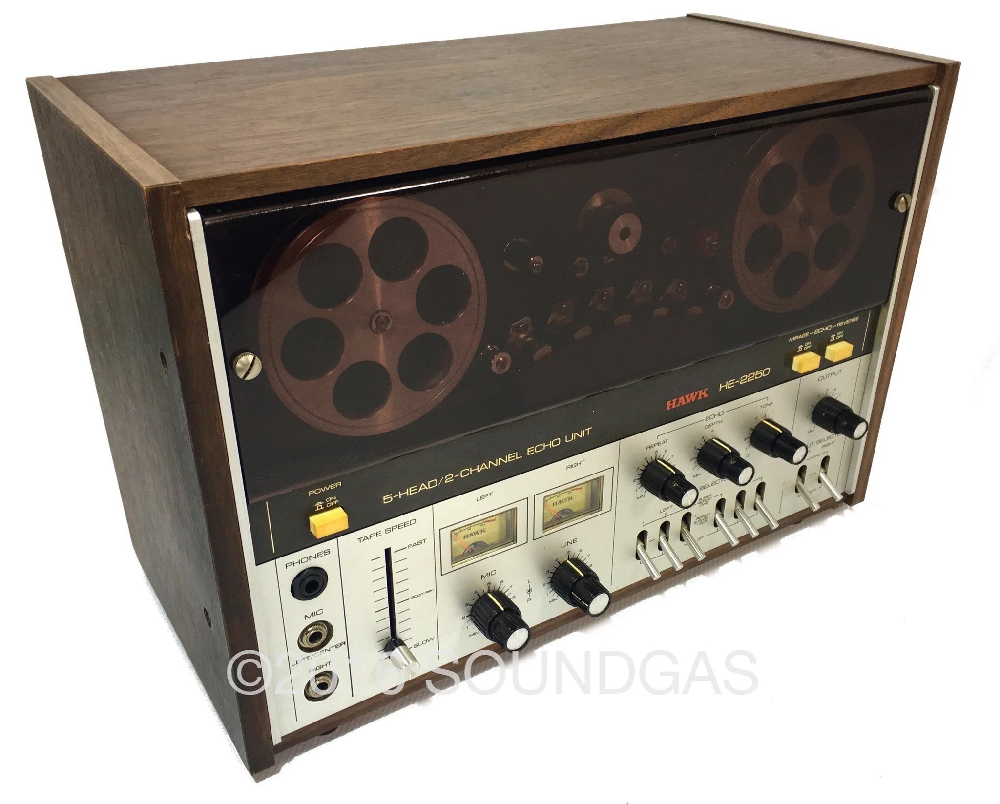 Hawk HE-2250 5-Head/2-Channel Echo Unit - Image 5