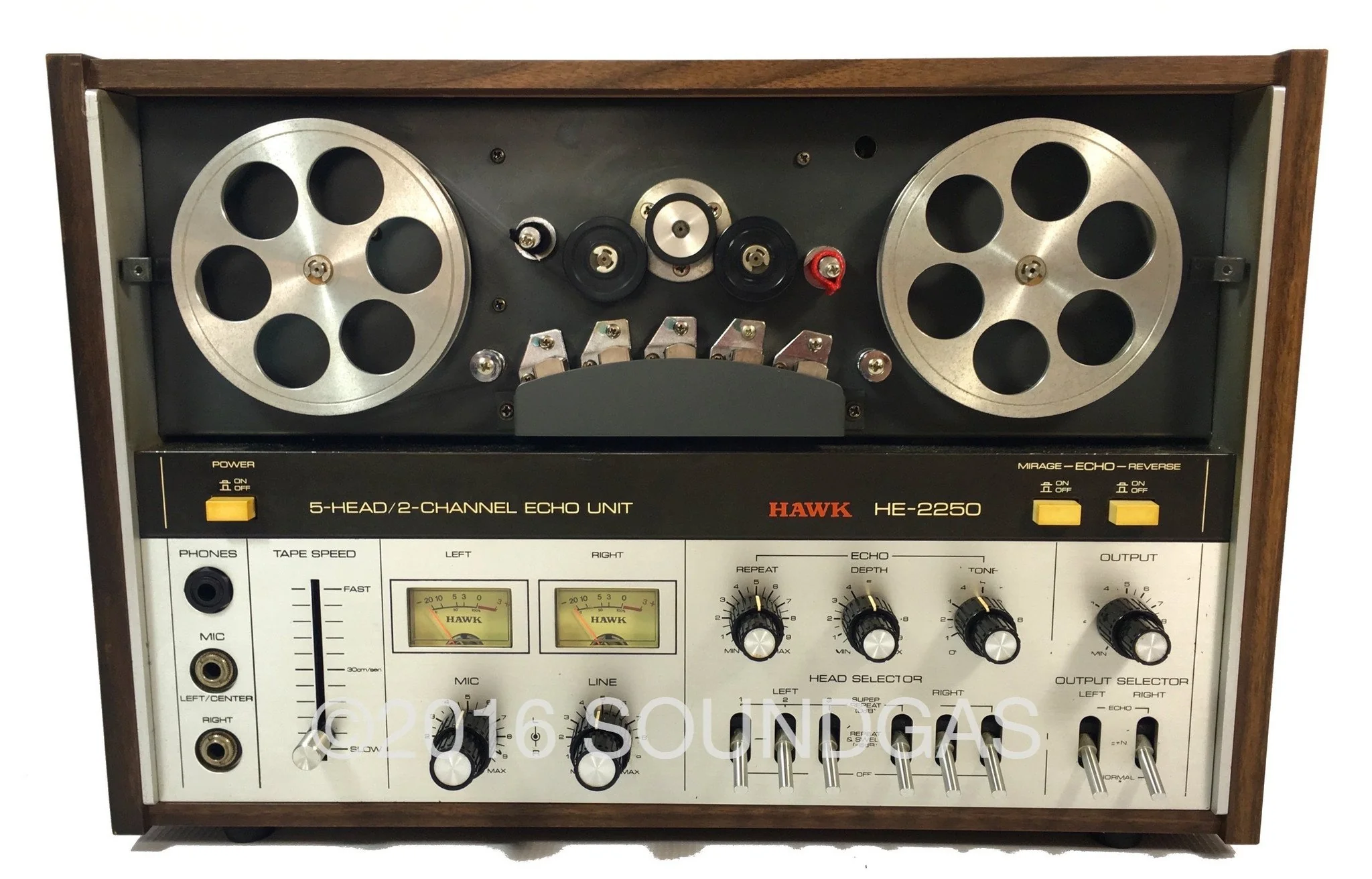 Hawk HE-2250 5-Head/2-Channel Echo Unit - Image 7