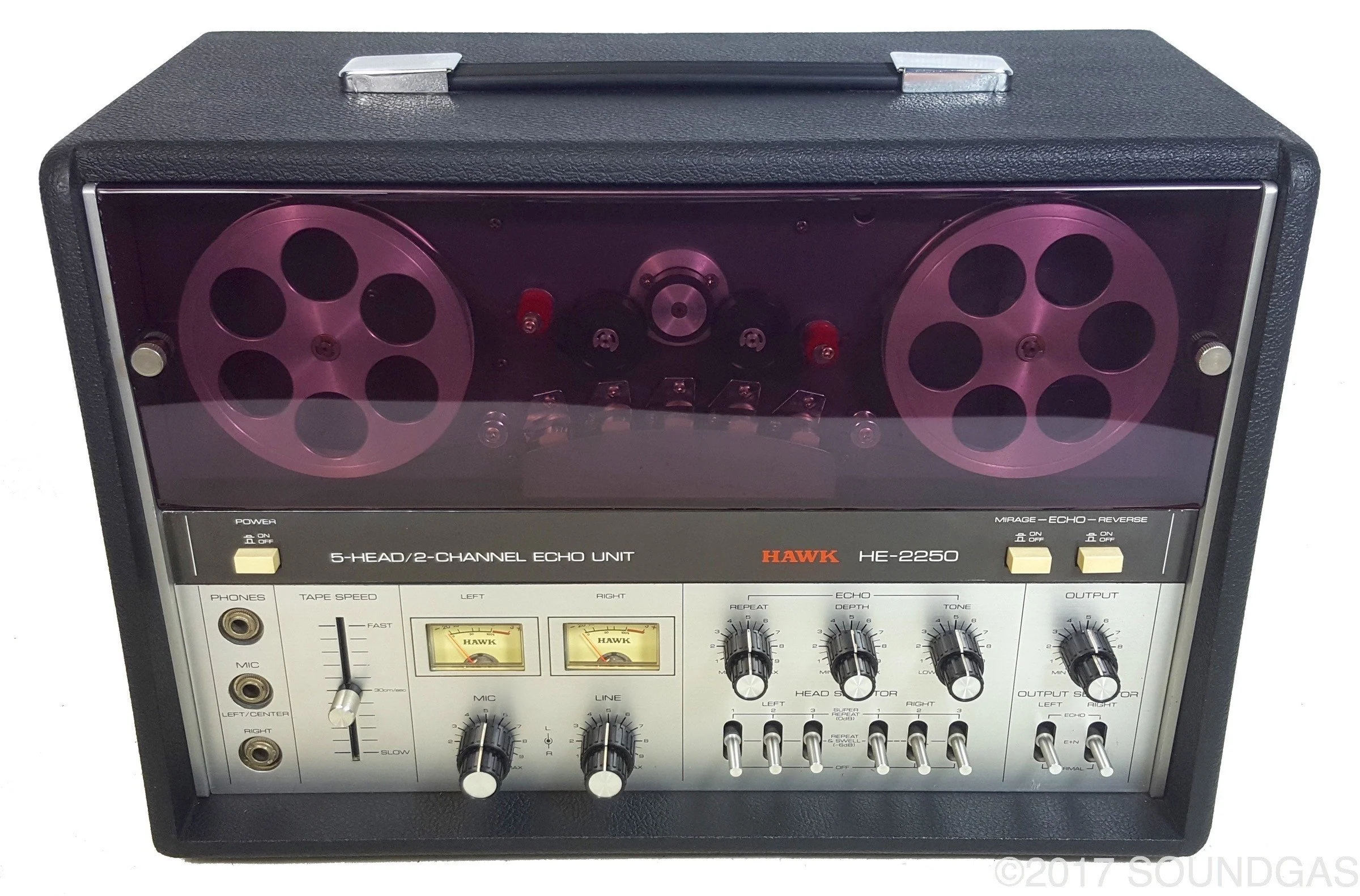 Hawk HE-2250 5-Head/2-Channel Echo Unit - Image 8