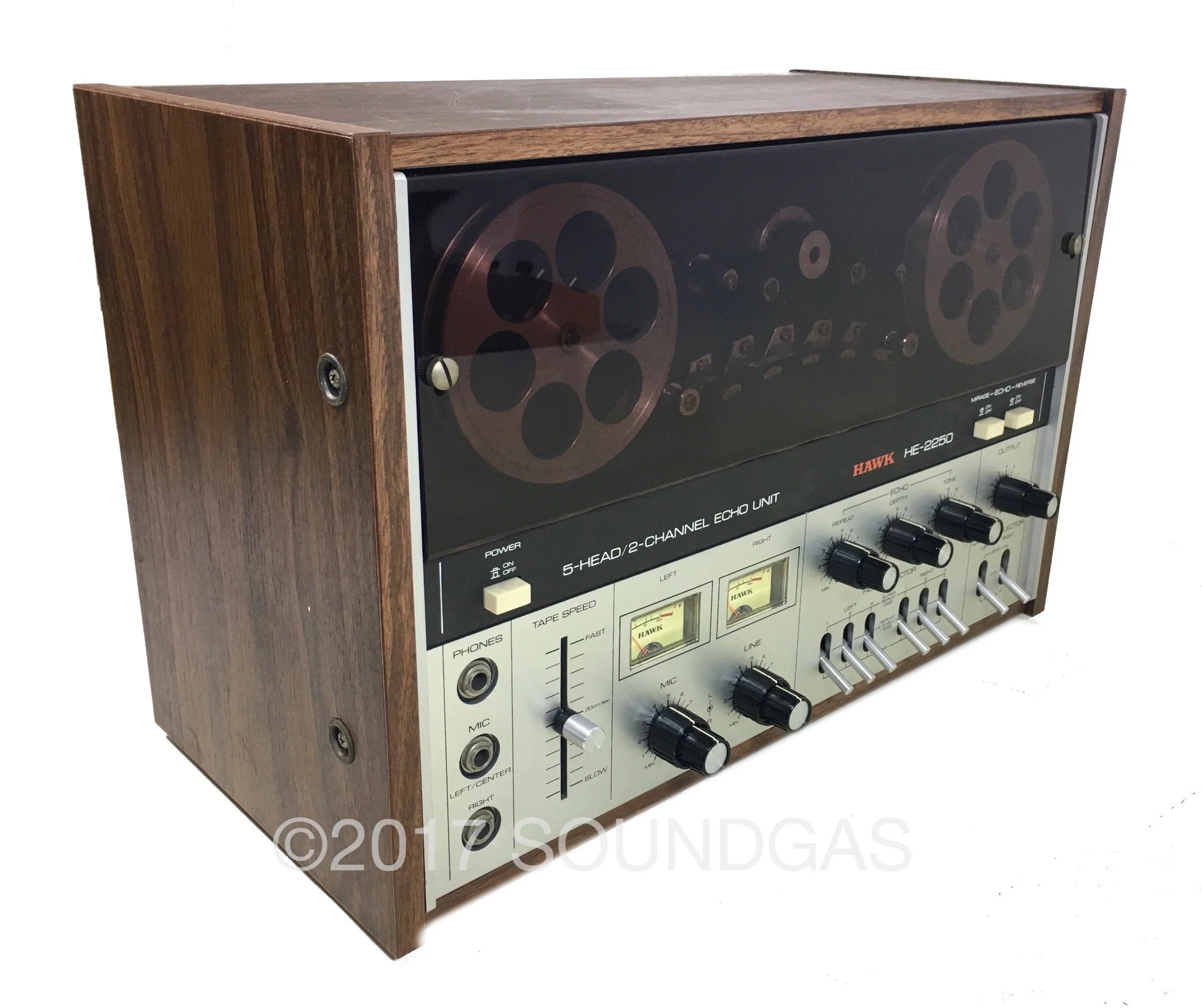 Hawk HE-2250 5-Head/2-Channel Echo Unit - Image 5