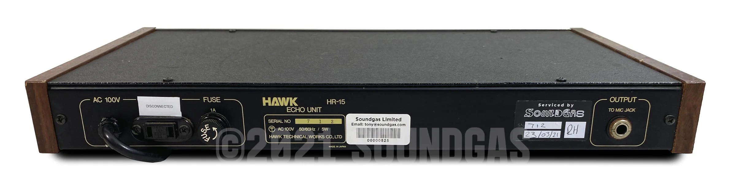 Hawk HR-15 Spring Reverb - Image 4
