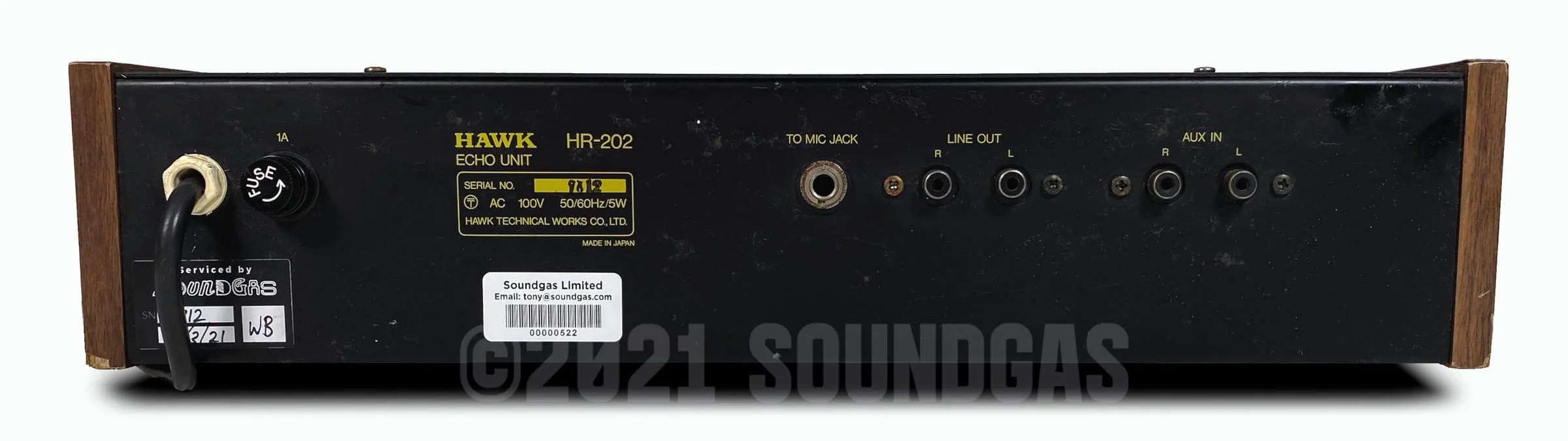 Hawk HR-202 Echo Unit - Spring Reverb - Image 5