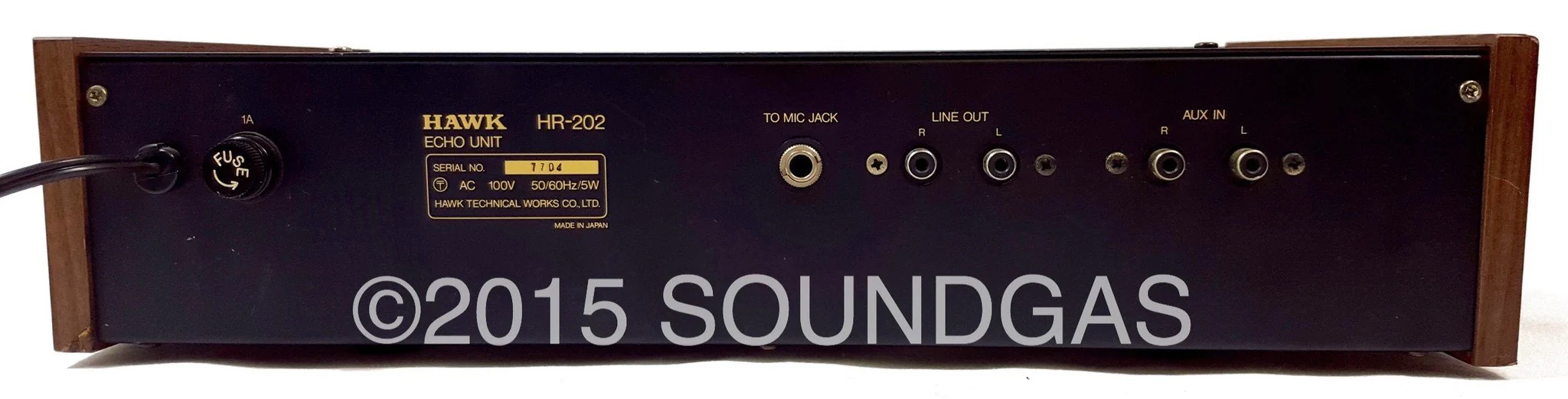 HAWK HR-202 ECHO UNIT spring reverb - Image 7