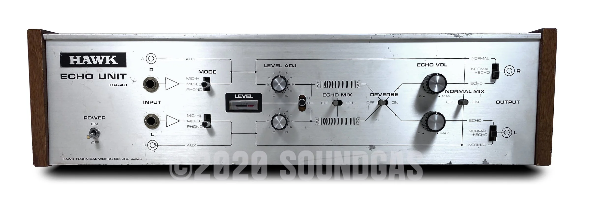 Hawk HR-40 Stereo Spring Reverb - Image 2