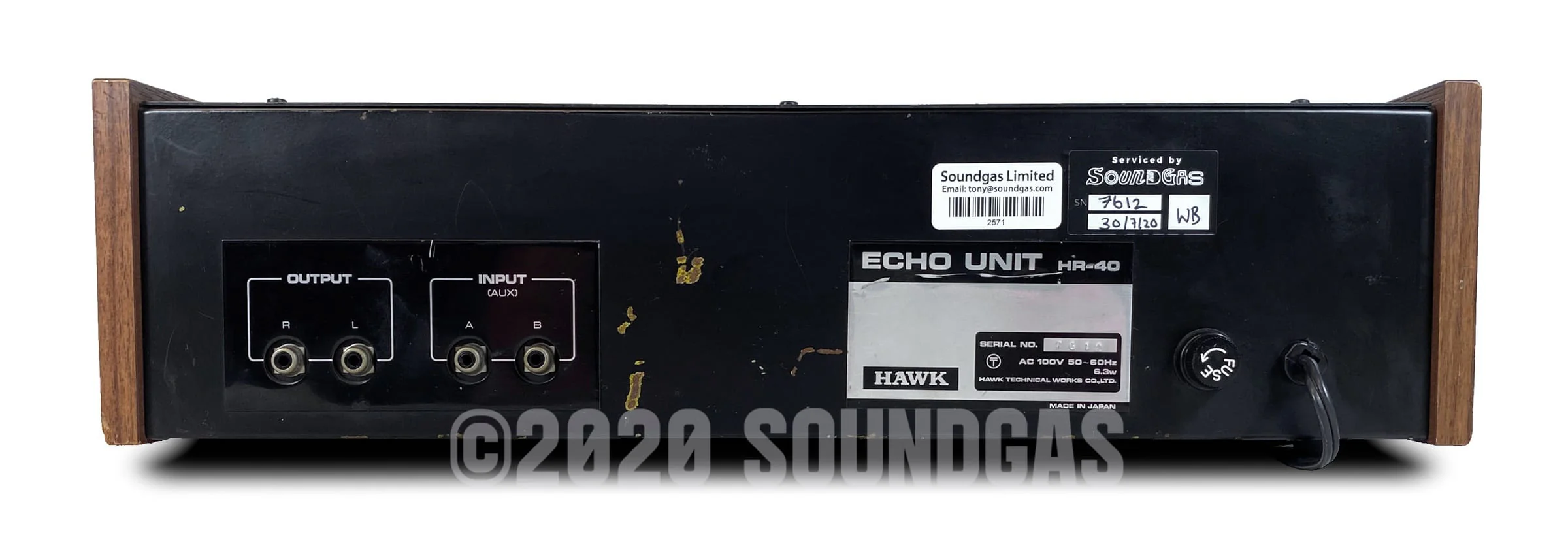 Hawk HR-40 Stereo Spring Reverb - Image 5