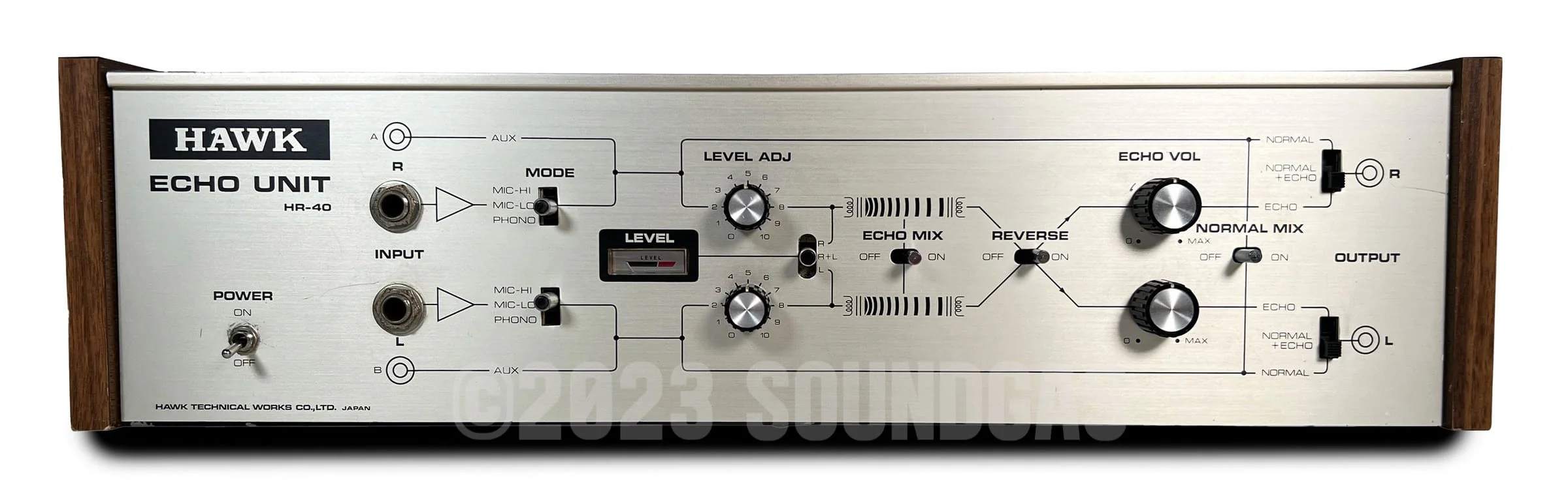 Hawk HR-40 Stereo Spring Reverb - Image 3