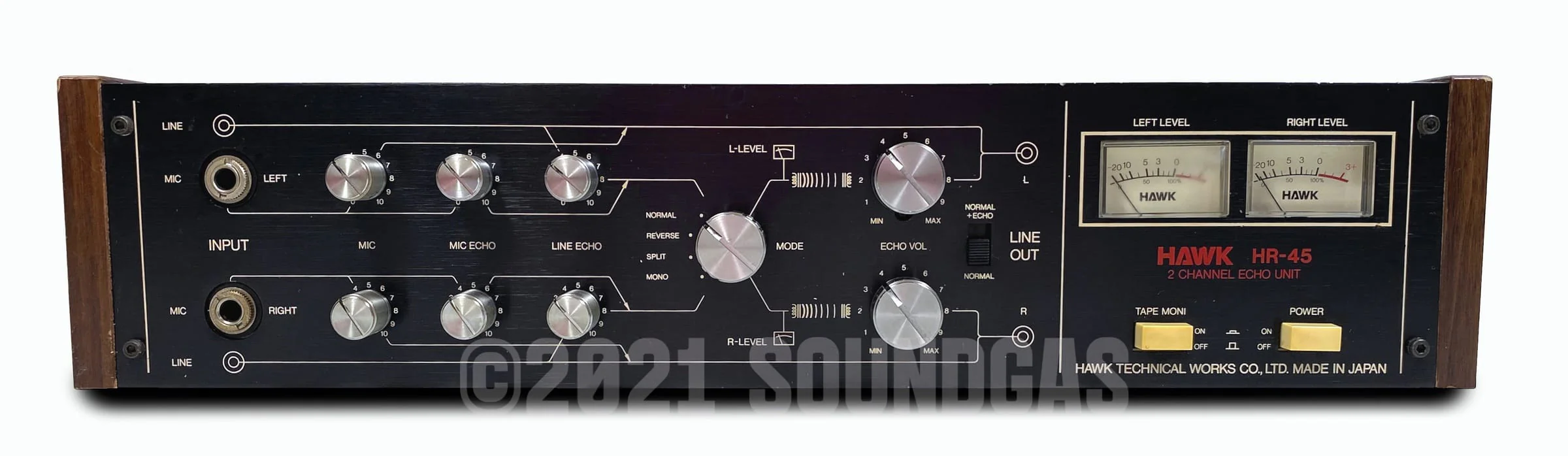 Hawk HR-45 Stereo Spring Reverb - Image 2