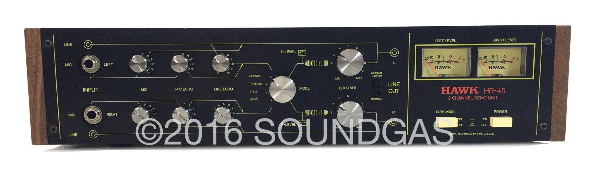 Hawk HR-45 Stereo Spring Reverb - Image 2
