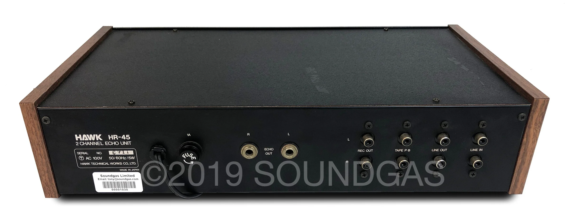 Hawk HR-45 Stereo Spring Reverb - Image 5