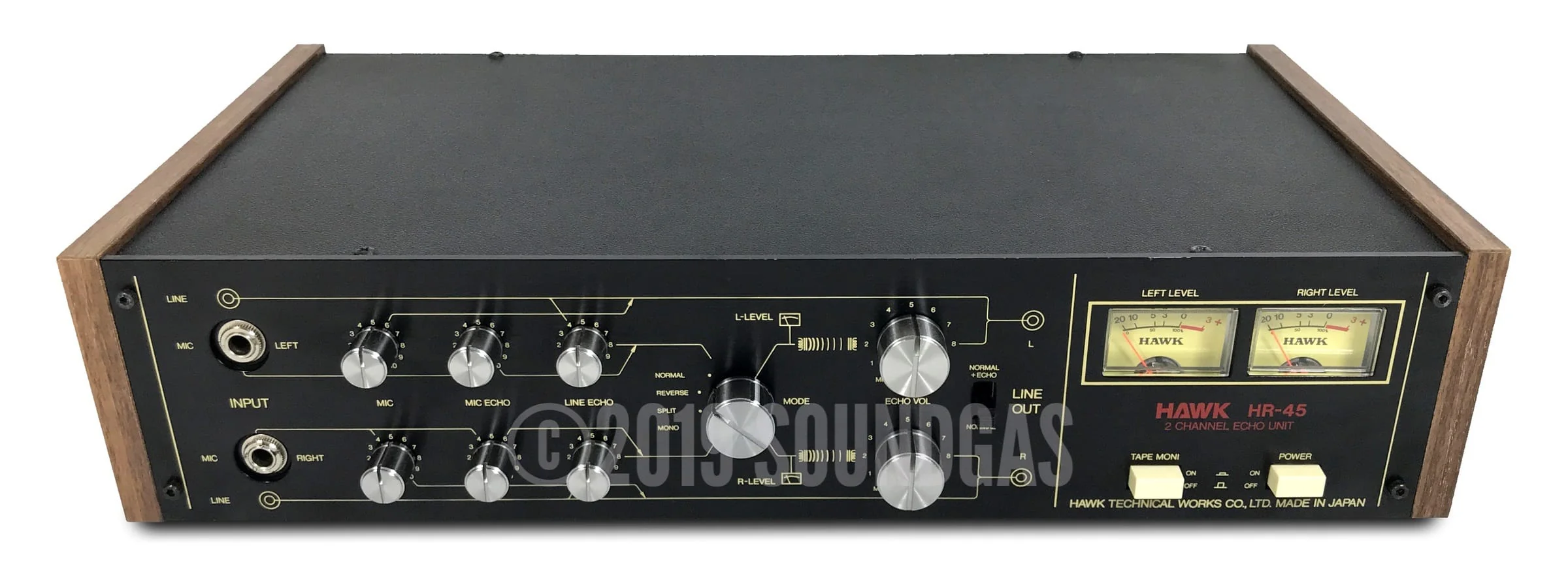 Hawk HR-45 Stereo Spring Reverb - Boxed - Image 2