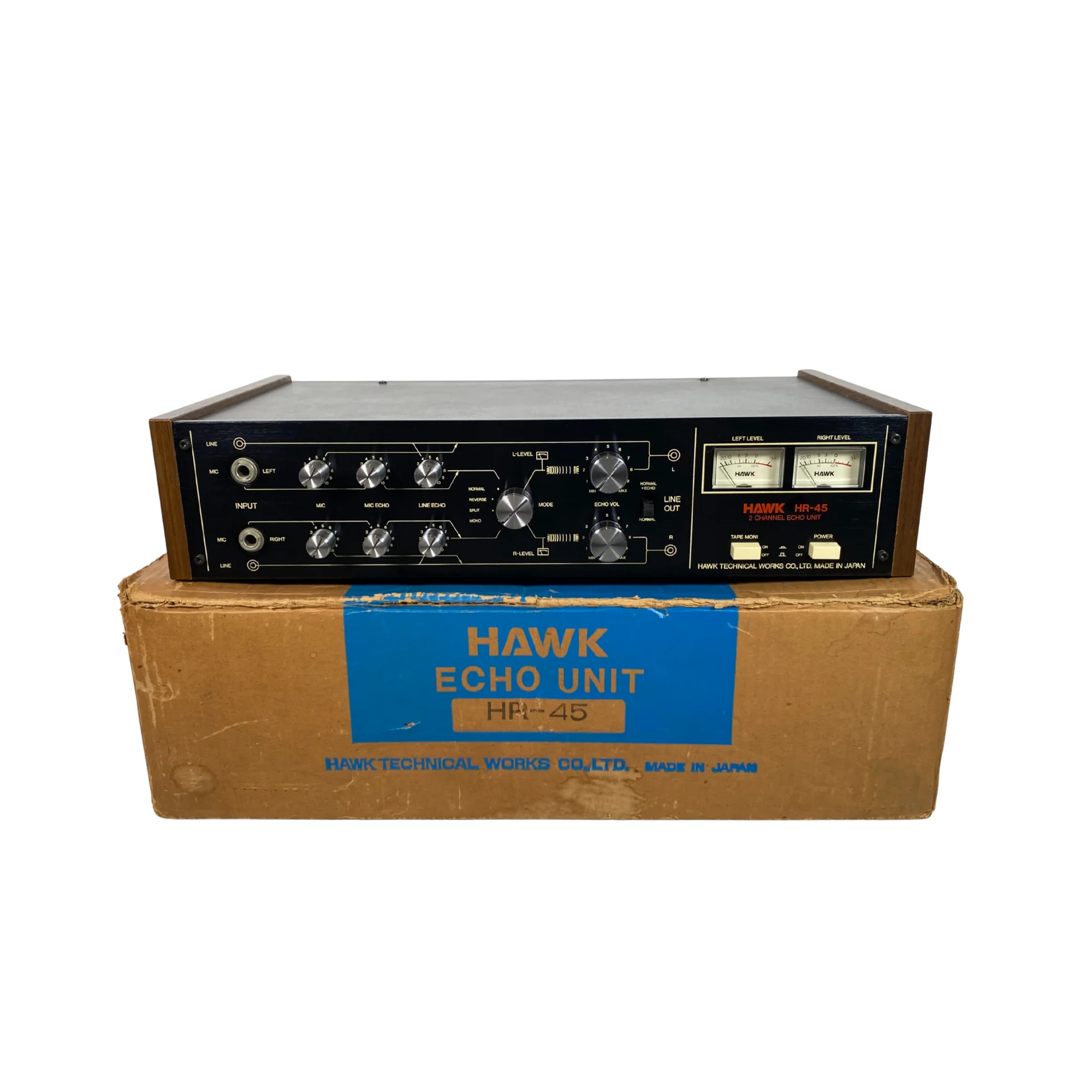 Hawk HR-45 Stereo Spring Reverb, Boxed, Mint Condition - SN-80402