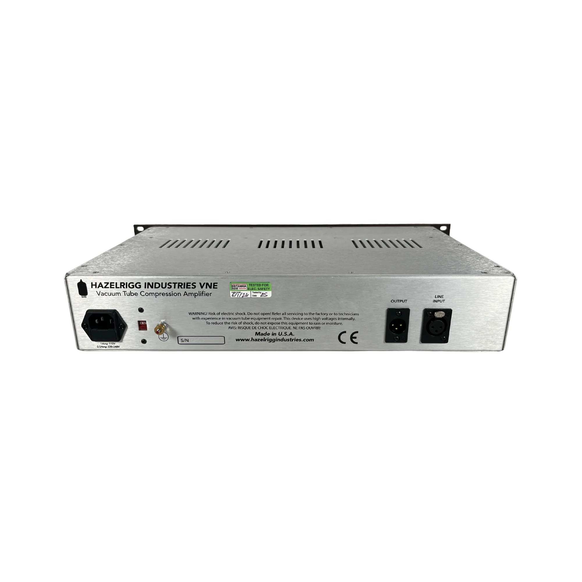 Hazelrigg Industries VNE Vacuum Tube Compression Amplifier - SN 036 - Image 5