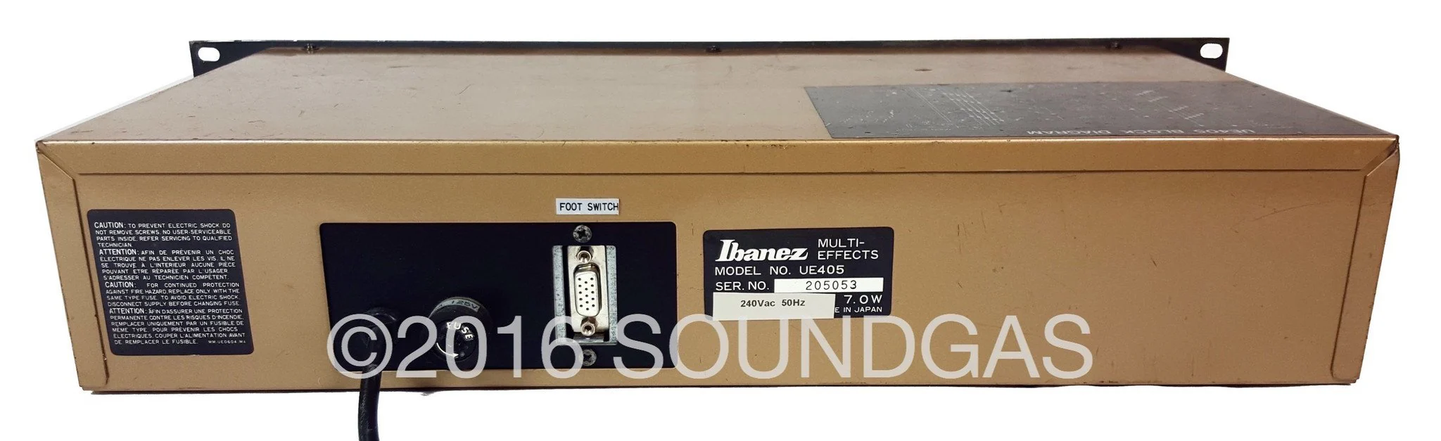 IBANEZ UE-405 Analogue Rack Multi-Effects - Image 4