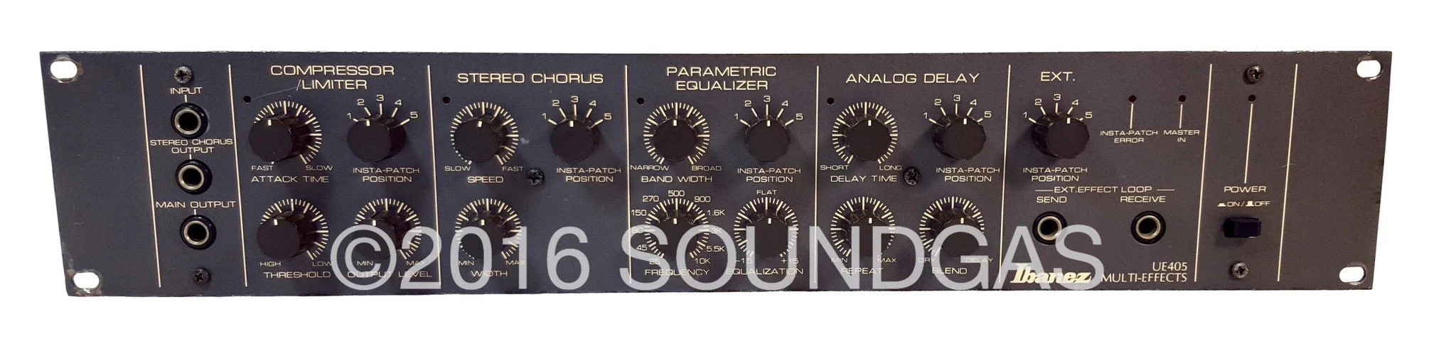 IBANEZ UE-405 Analogue Rack Multi-Effects - Image 5