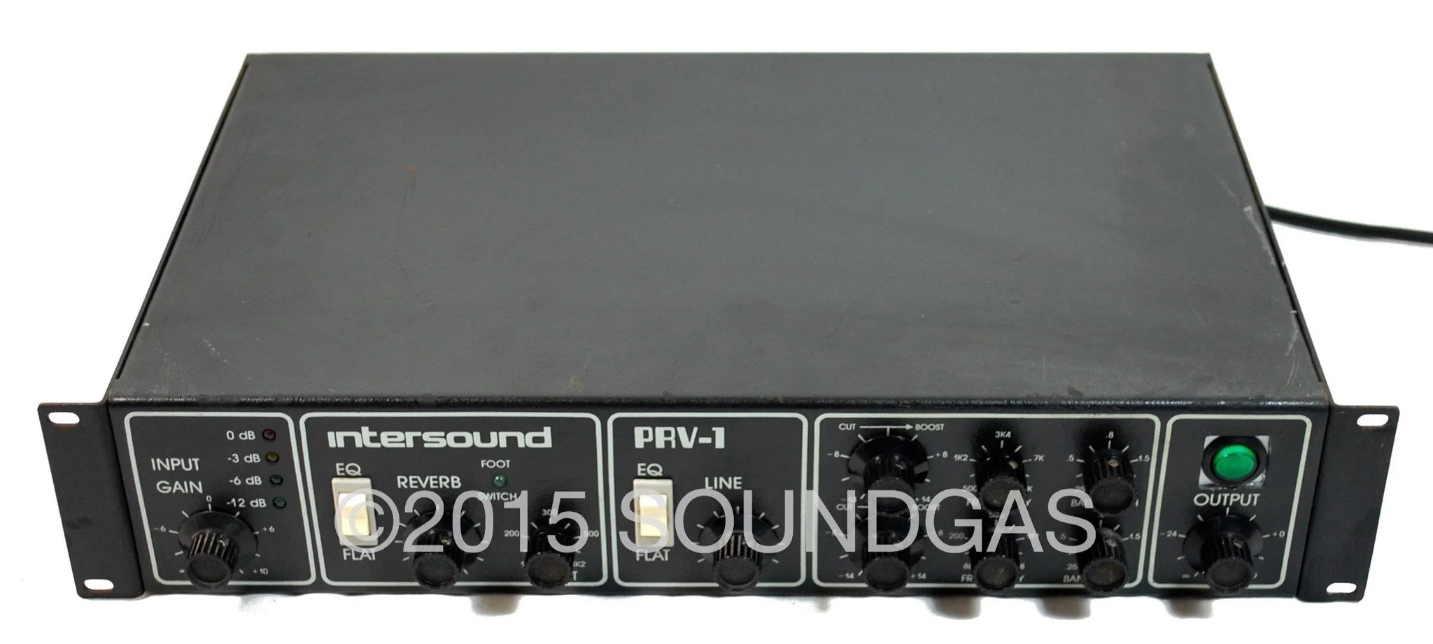 INTERSOUND PRV-1 spring reverb + eq & pre-amp - Image 2