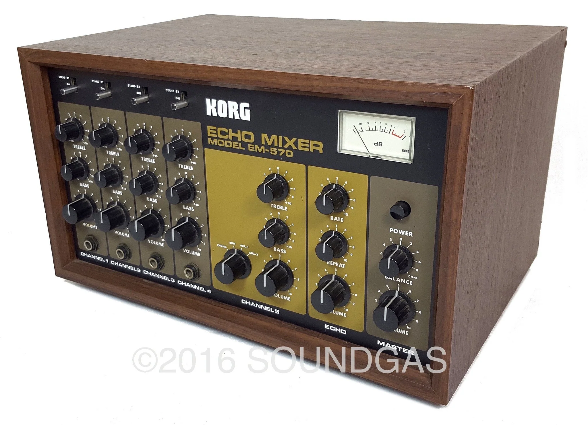 Korg EM-570 Echo Mixer (MN3005 Delay) - Image 3
