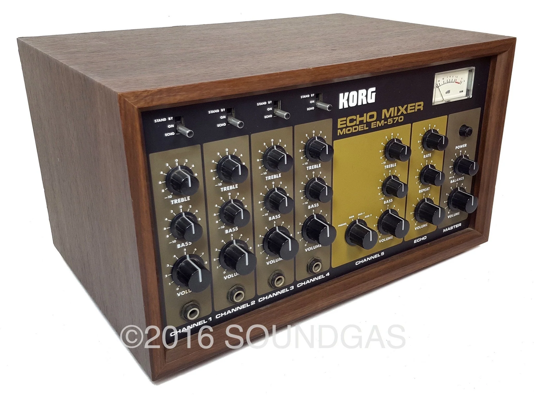 Korg EM-570 Echo Mixer (MN3005 Delay) - Image 4