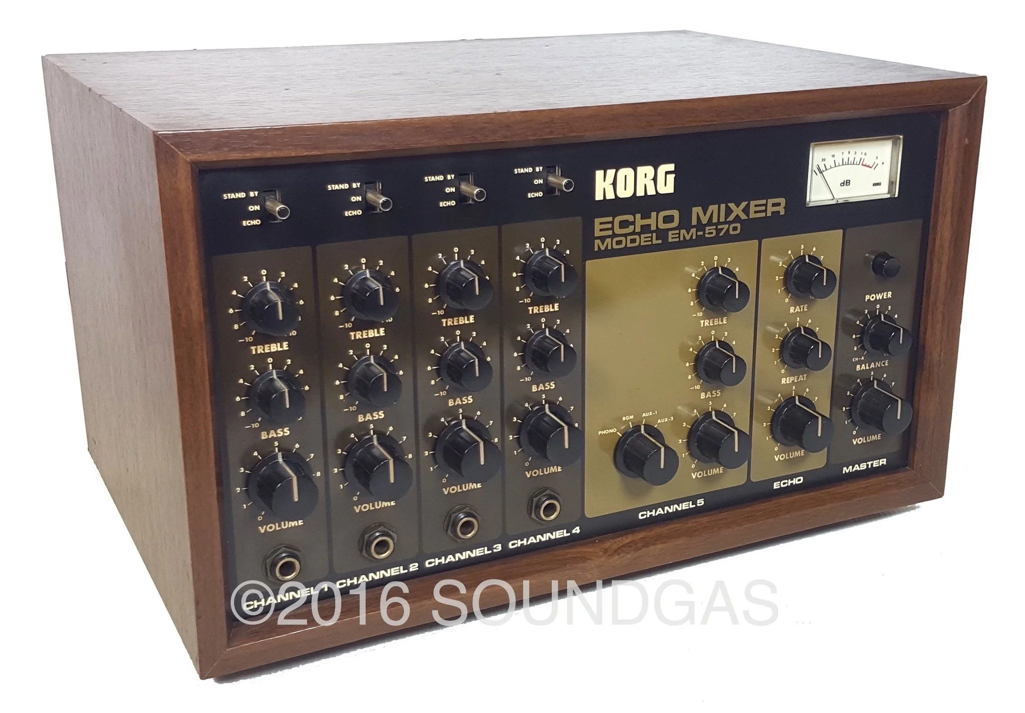 Korg EM-570 Echo Mixer (MN3005 Delay) - Image 4