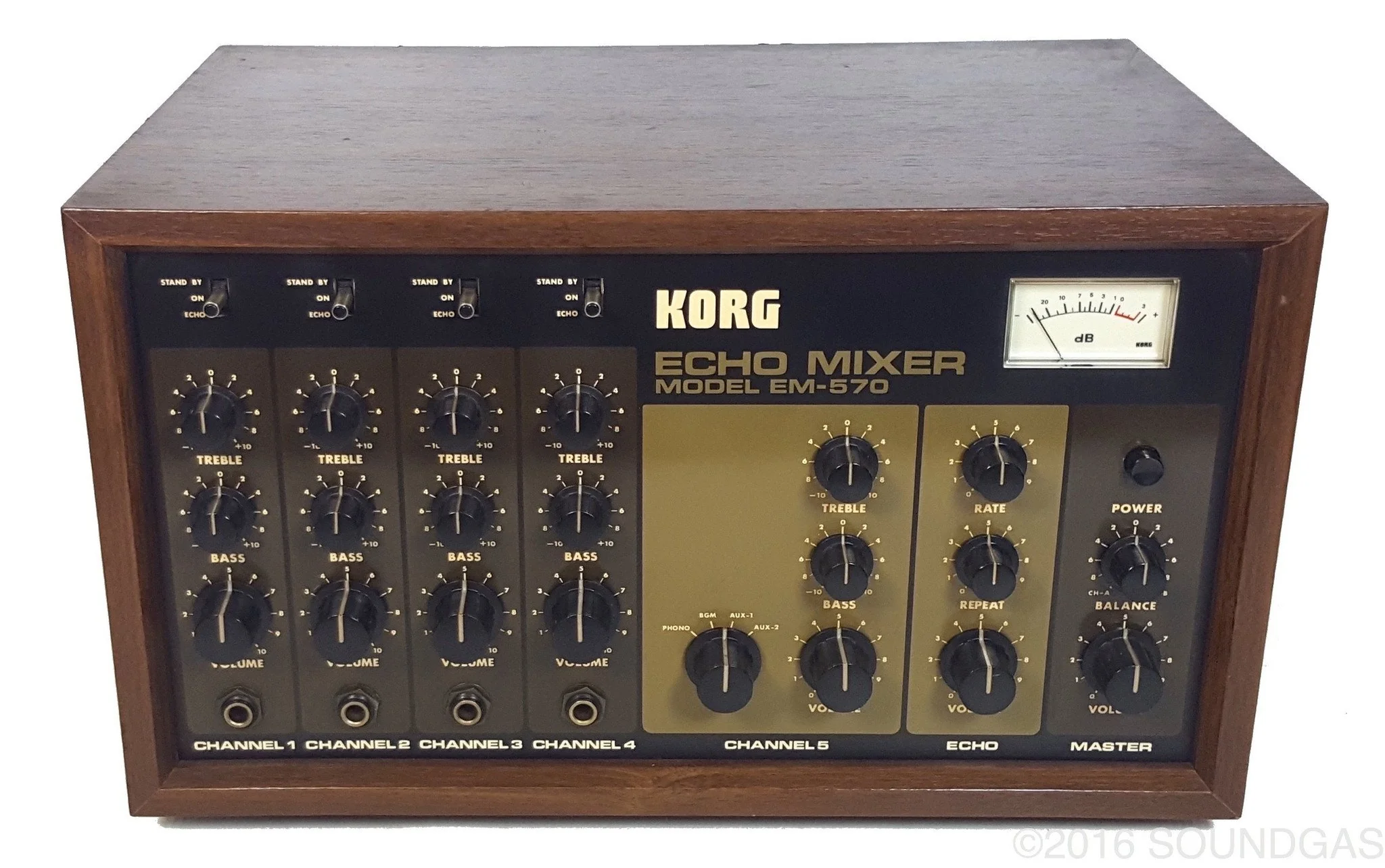 Korg EM-570 Echo Mixer (MN3005 Delay) - Image 7