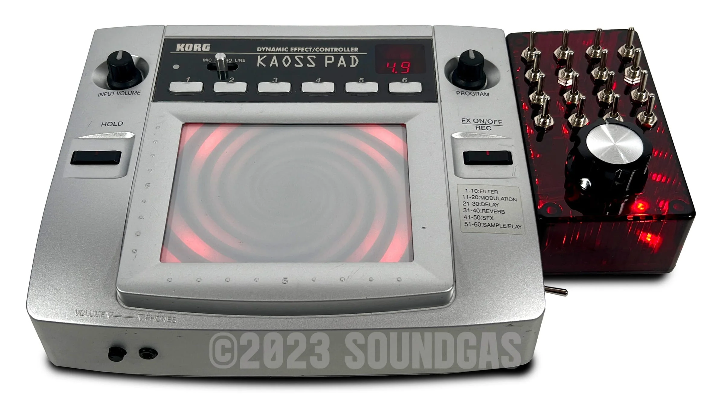Korg Kaoss Pad KP-1 Circuitbent - Image 2