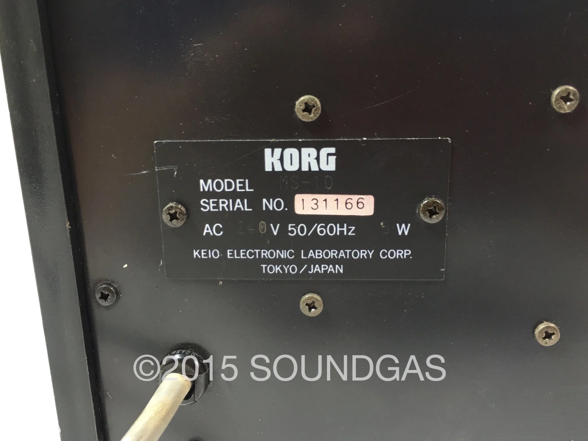 KORG MS-10 240v - Image 11