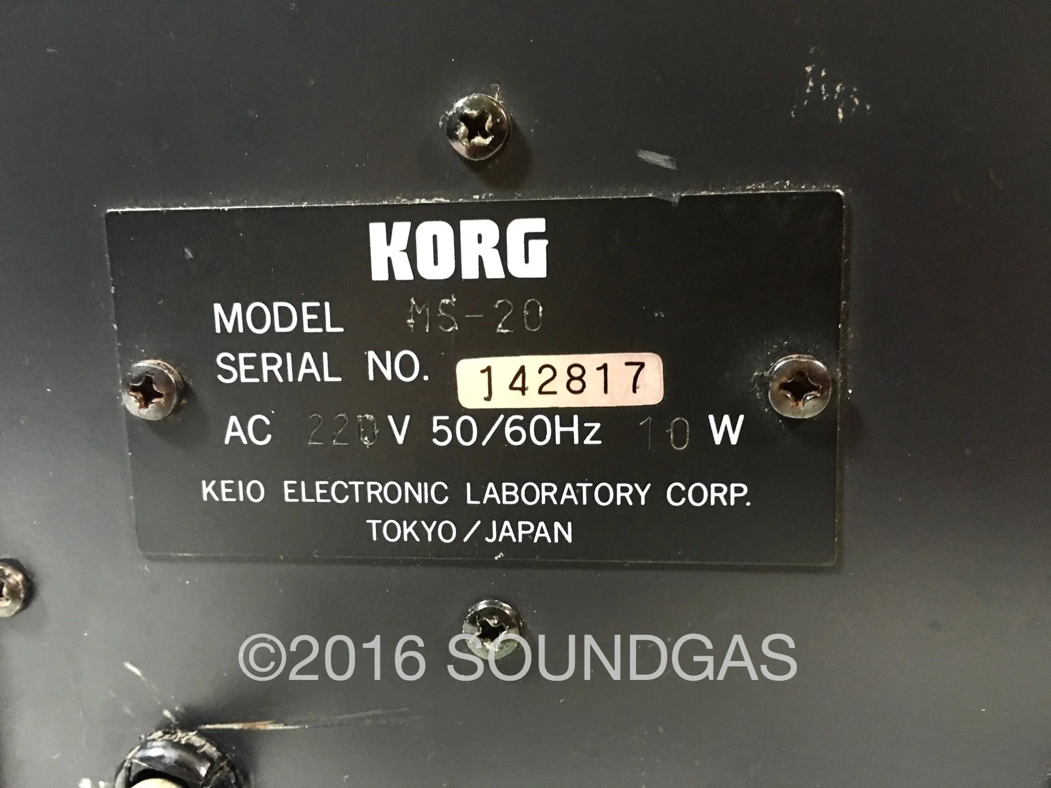 Korg MS-20 Mk1 240v - Image 11