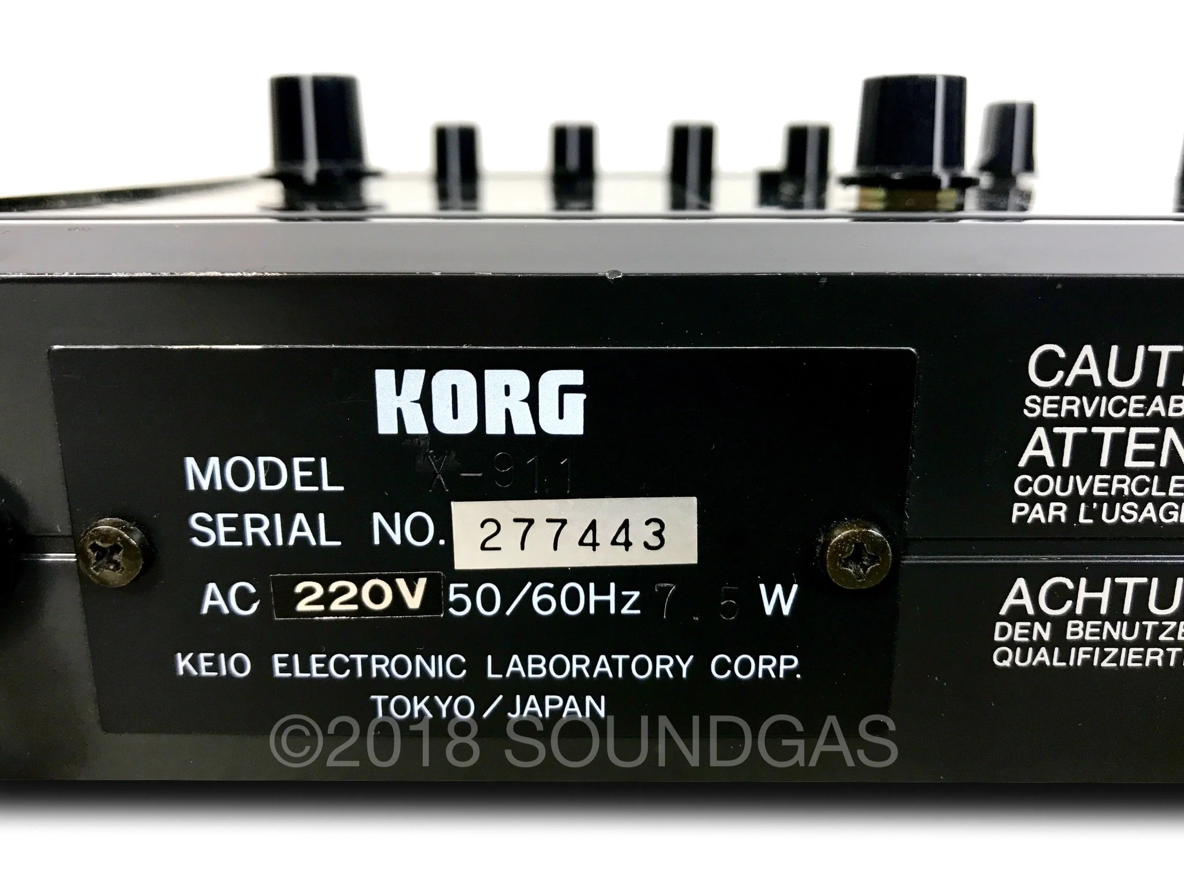 Korg X-911 Guitar Synthesizer - Image 6