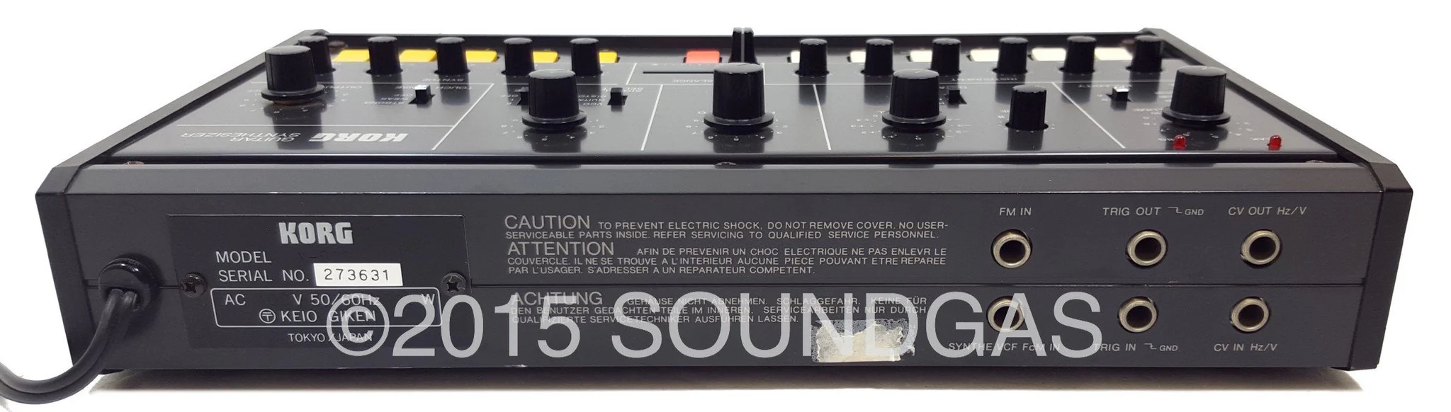 KORG X-911 GUITAR SYNTHESIZER (Boxed) - Image 8
