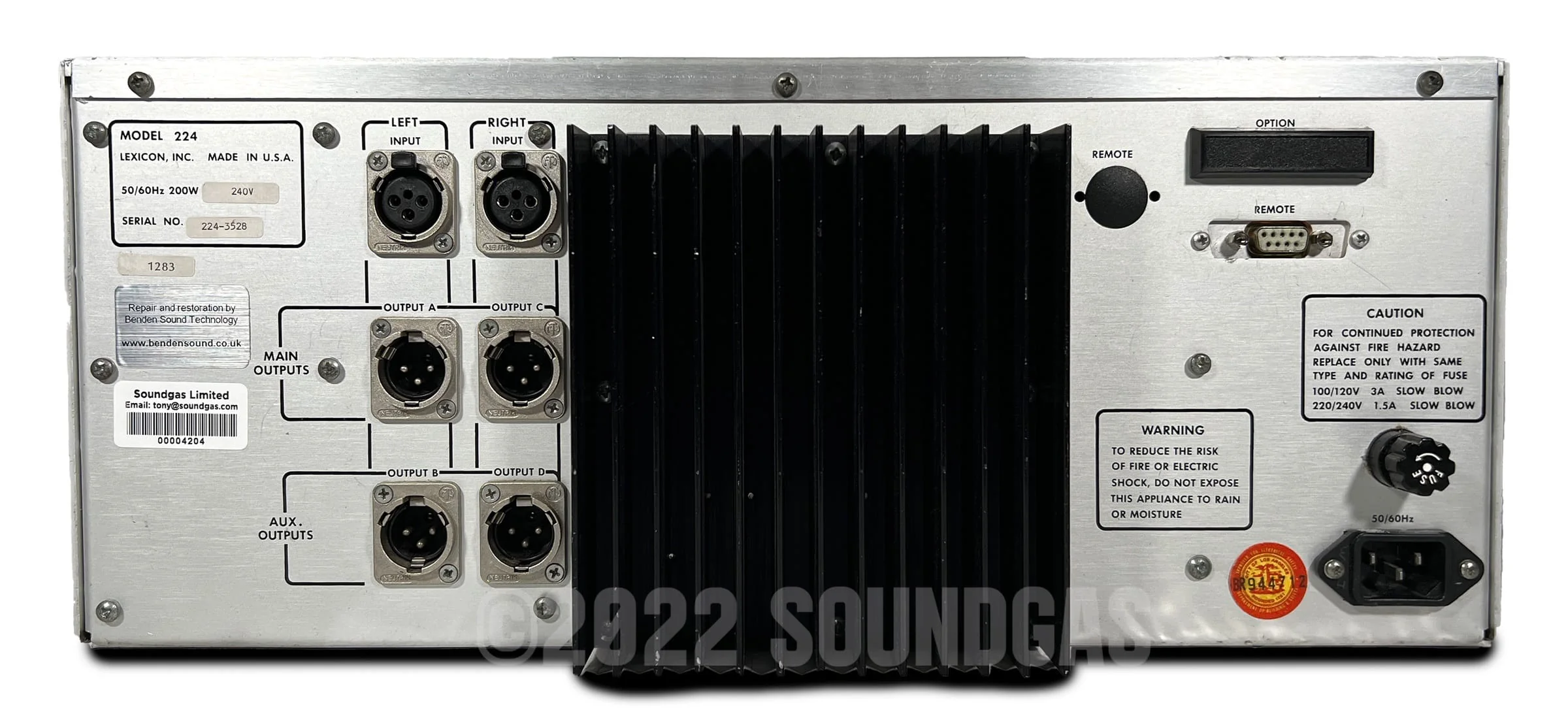 Lexicon 224X Digital Reverb + LARC - Image 5