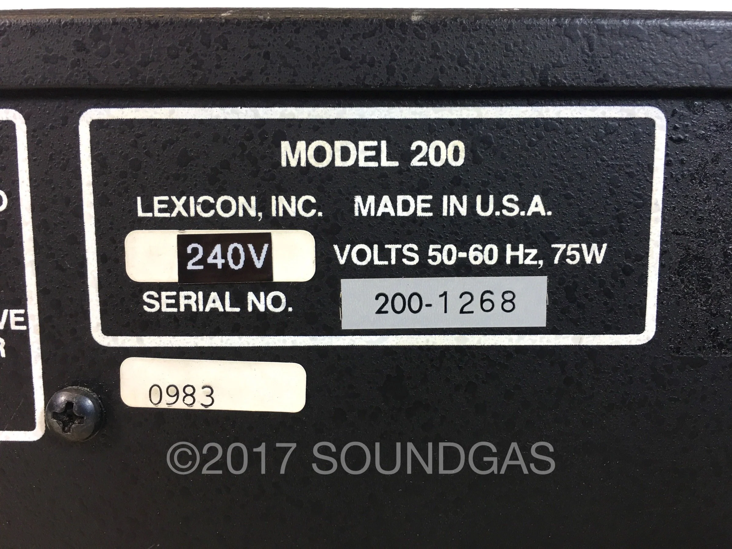 Lexicon Model 200 Digital Reverberator - Image 7