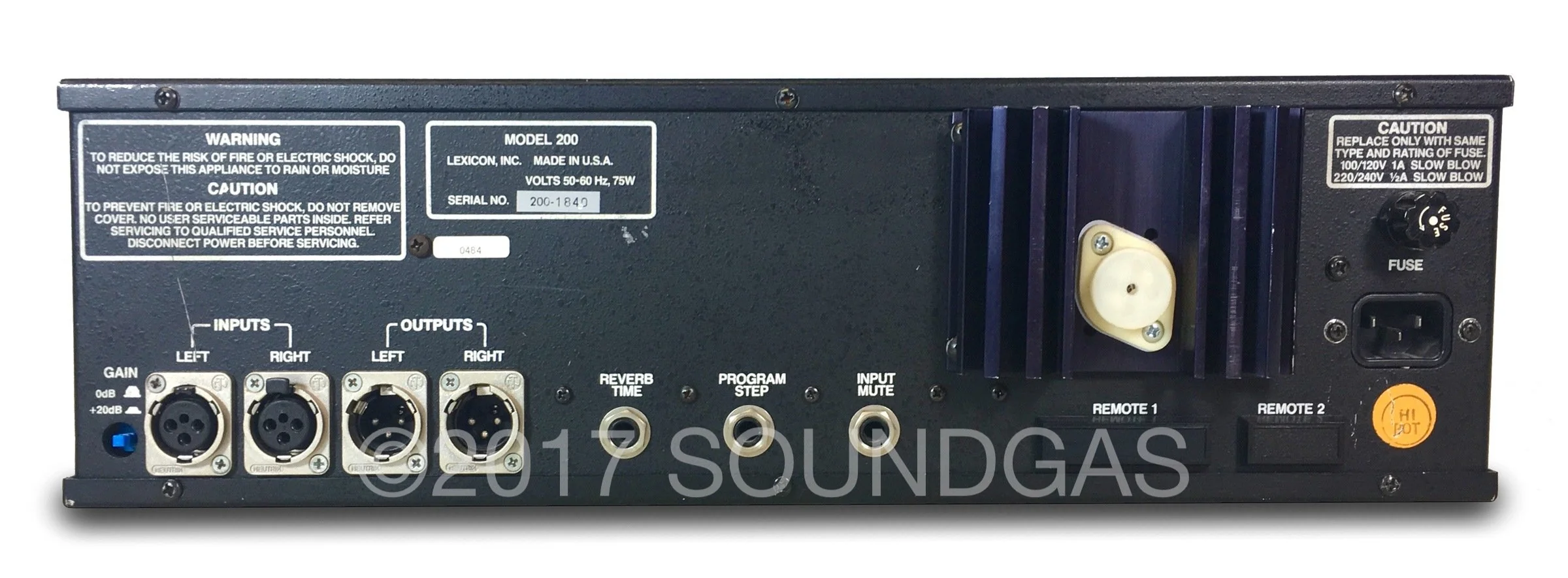 Lexicon Model 200 Digital Reverberator - Image 5