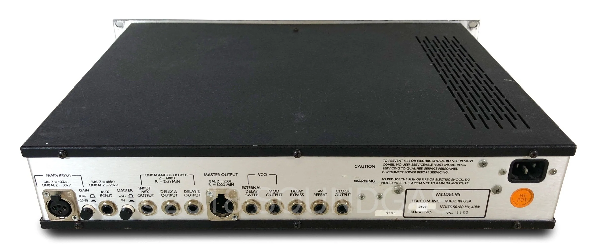 Lexicon Prime Time II Model 95 Digital Delay - Image 2
