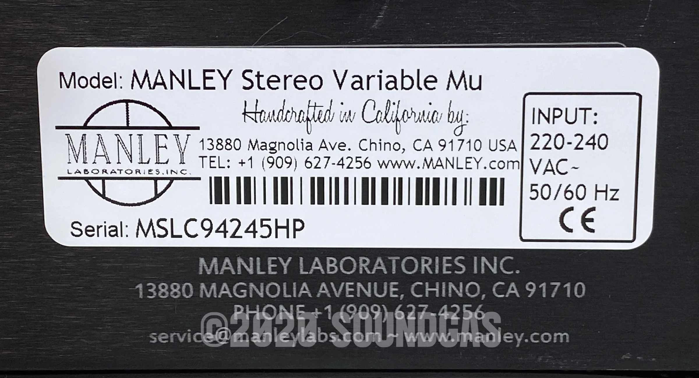 Manley Stereo Variable Mu Limiter Compressor - Image 6
