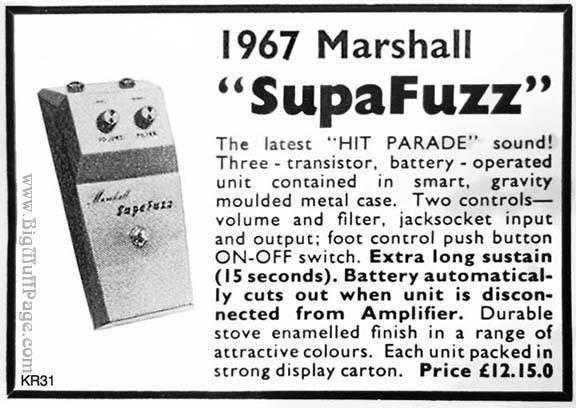 c1967 MARSHALL SUPA FUZZ (Colorsound Mk2 Tone Bender) - Image 12