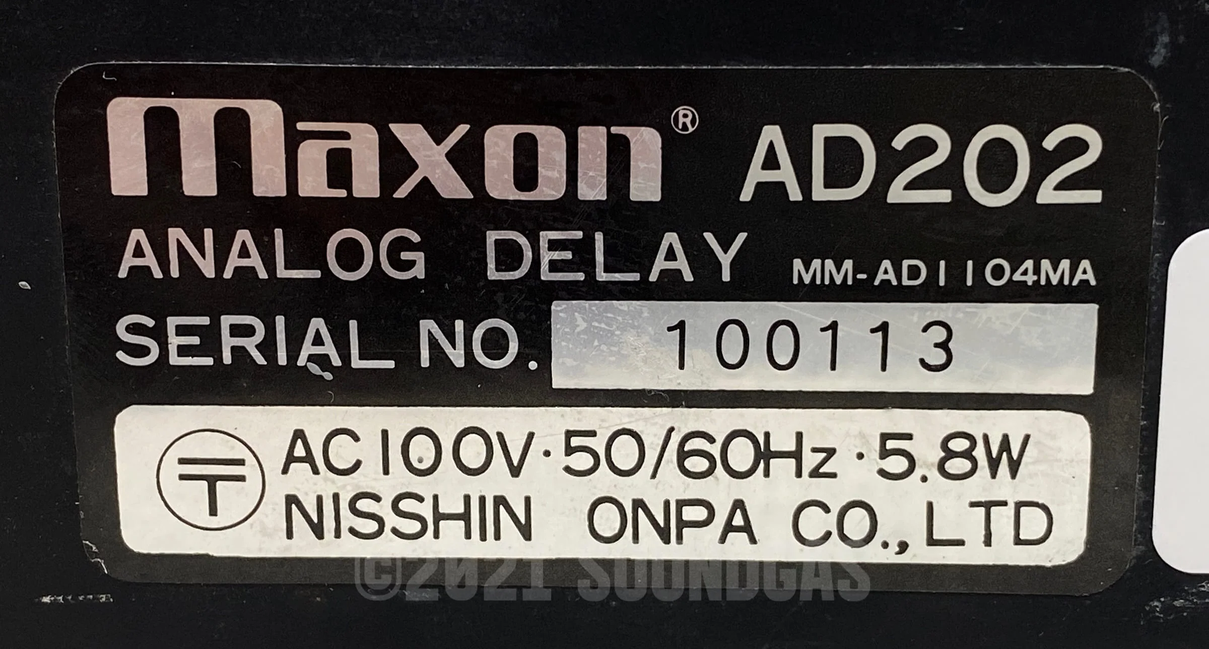 Maxon (Ibanez) AD202 Analog Delay - Image 6