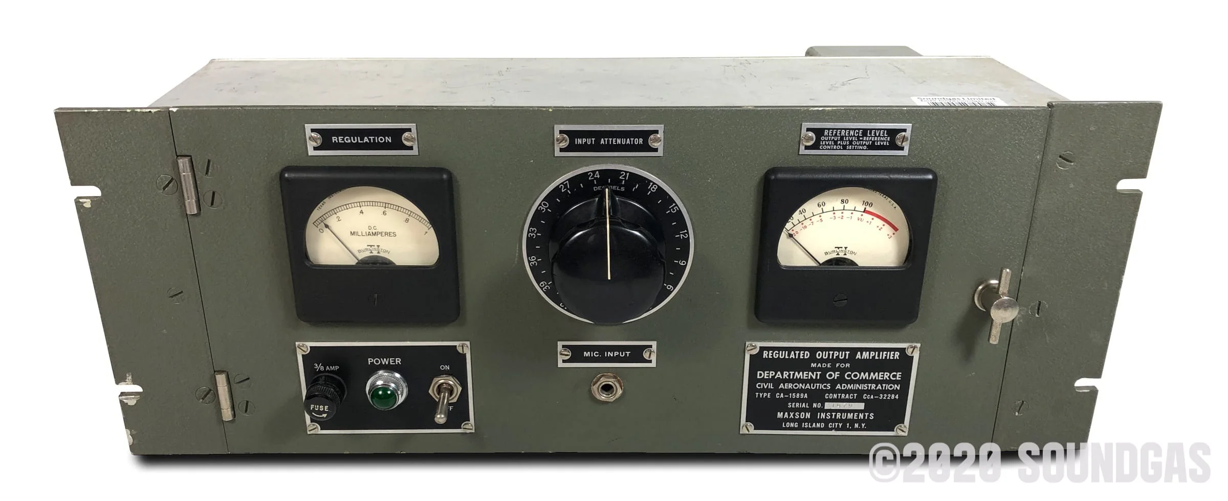 Maxson / Dept. of Commerce CA-1589A Valve Compressor - Image 12