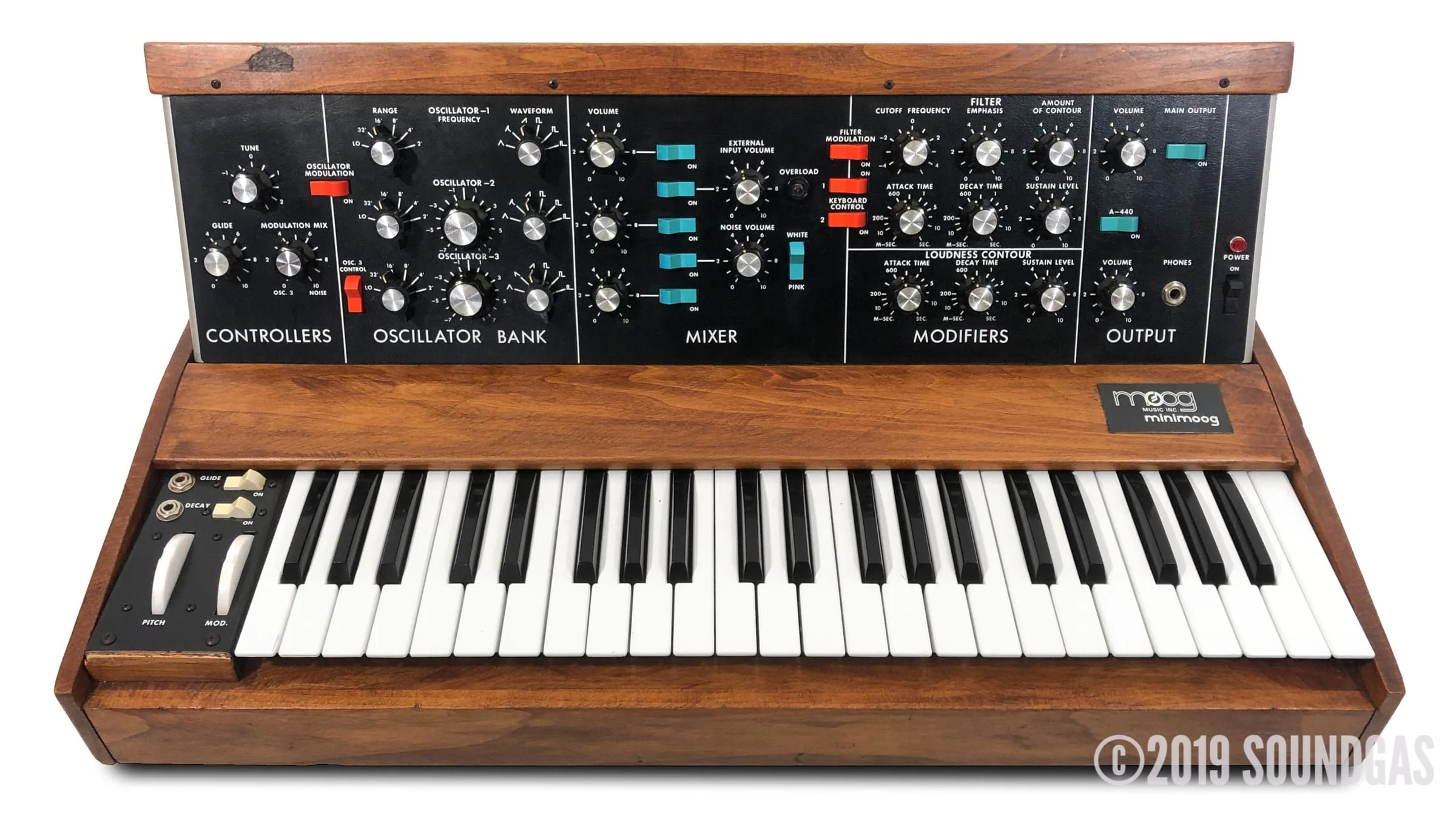 Moog 1974 Minimoog Model D + Kenton MIDI - Image 13