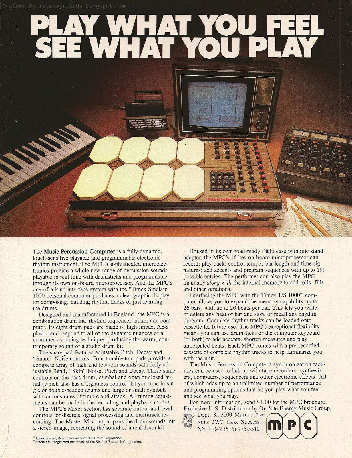 MPC ELECTRONICS MPC-1 MUSIC PERCUSSION COMPUTER - Image 13