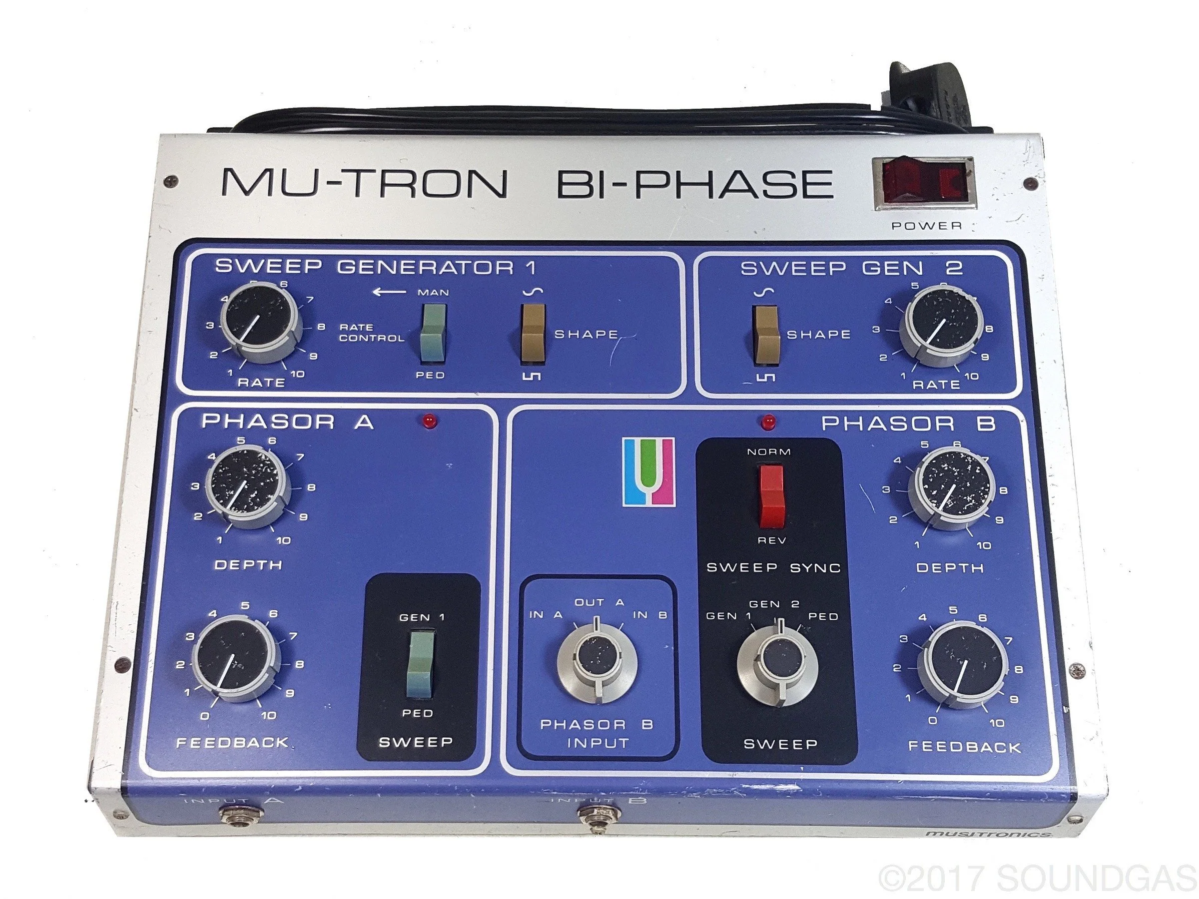 Musitronics Mu-Tron Bi-Phase with C-100 Opti-Pot Pedal - Image 2