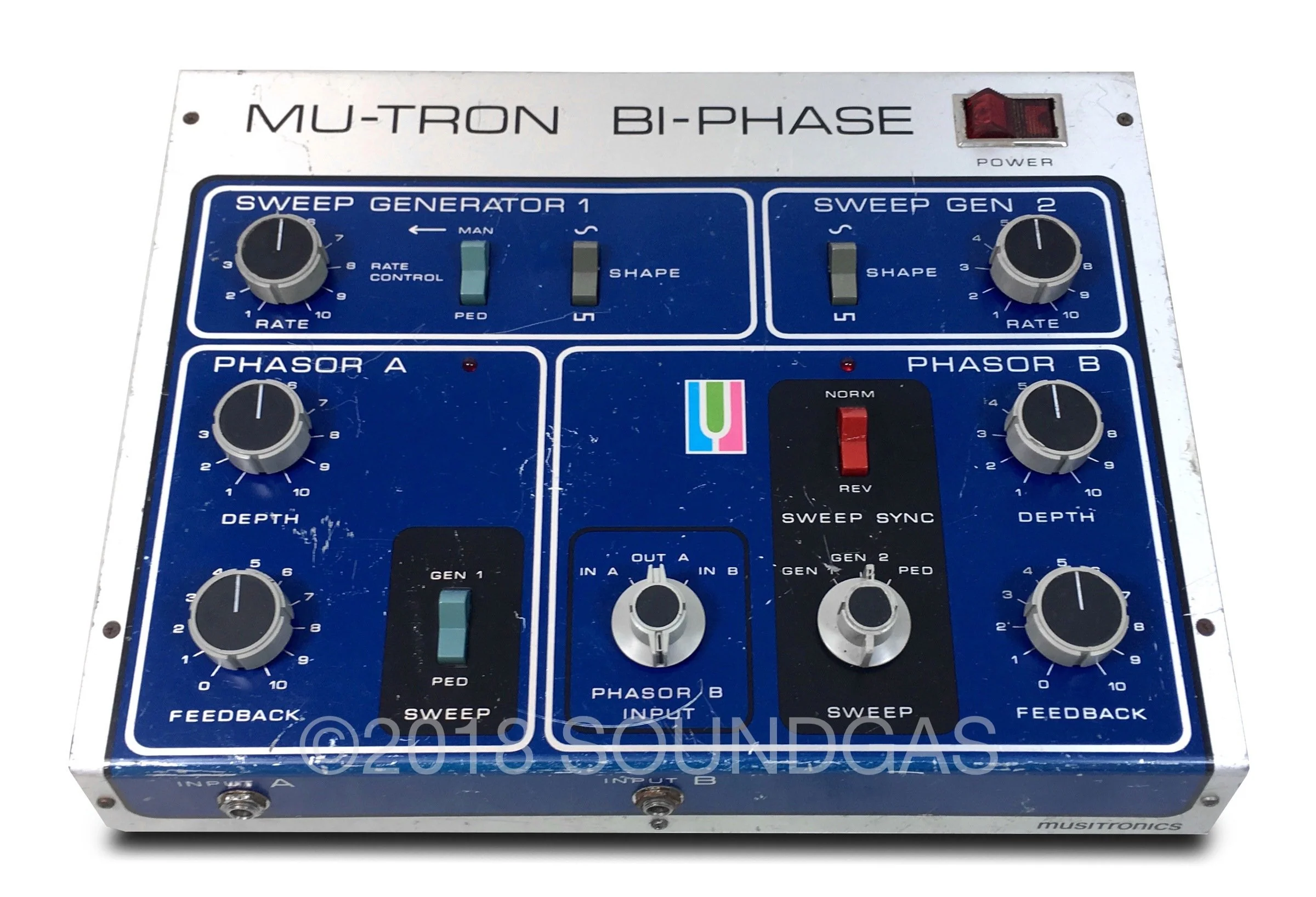 Musitronics Mu-Tron Bi-Phase with C-100 Opti-Pot Pedal - Image 3
