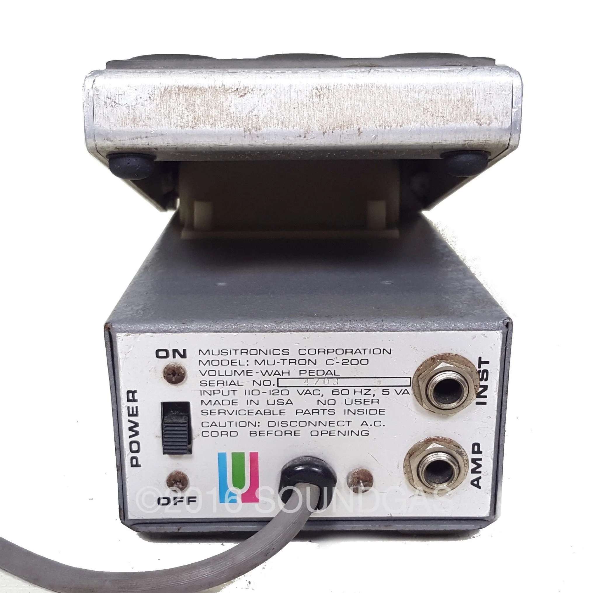Musitronics Mu-Tron C-200 Volume Wah - Image 5