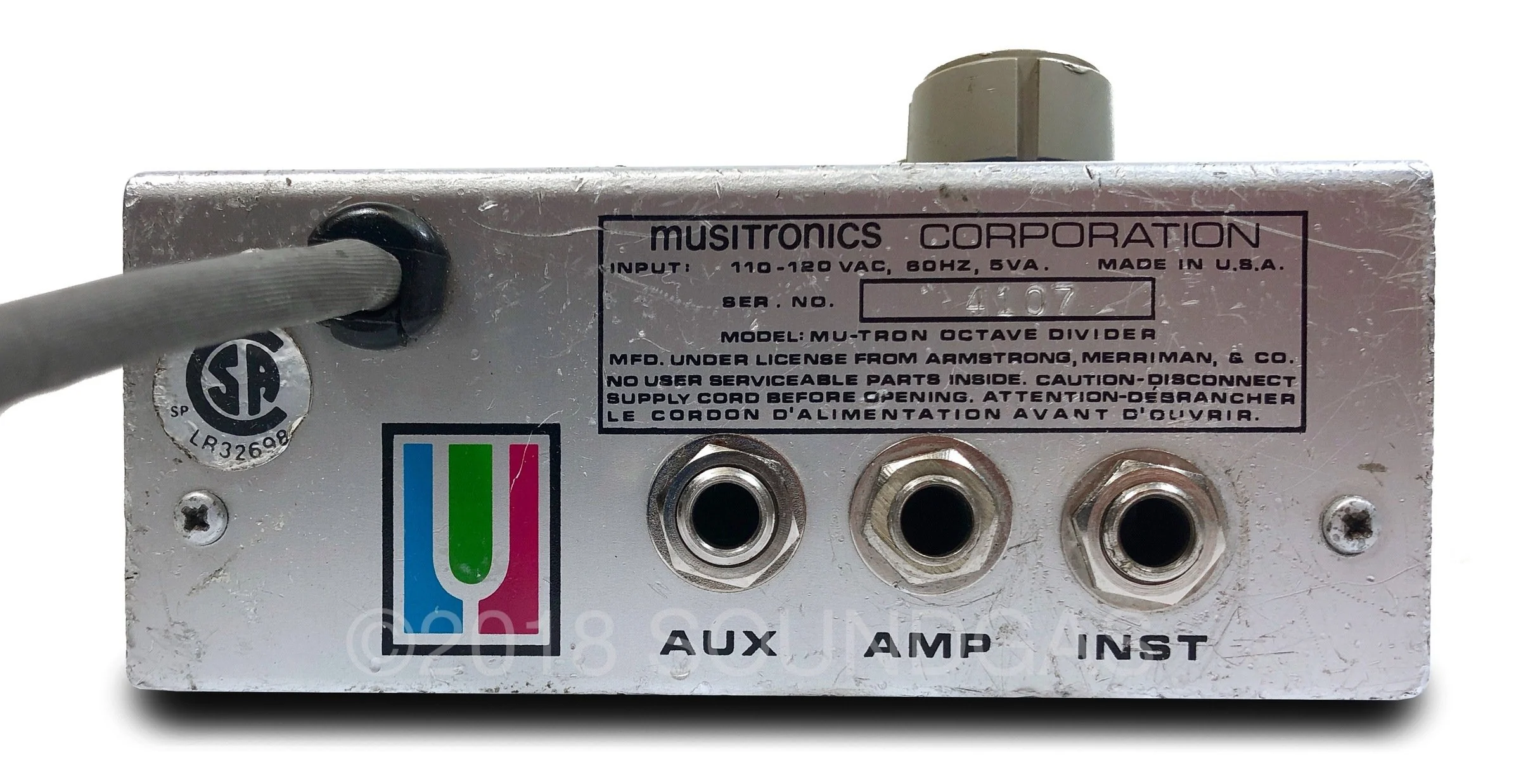 Musitronics Mu-Tron Octave Divider - Image 3