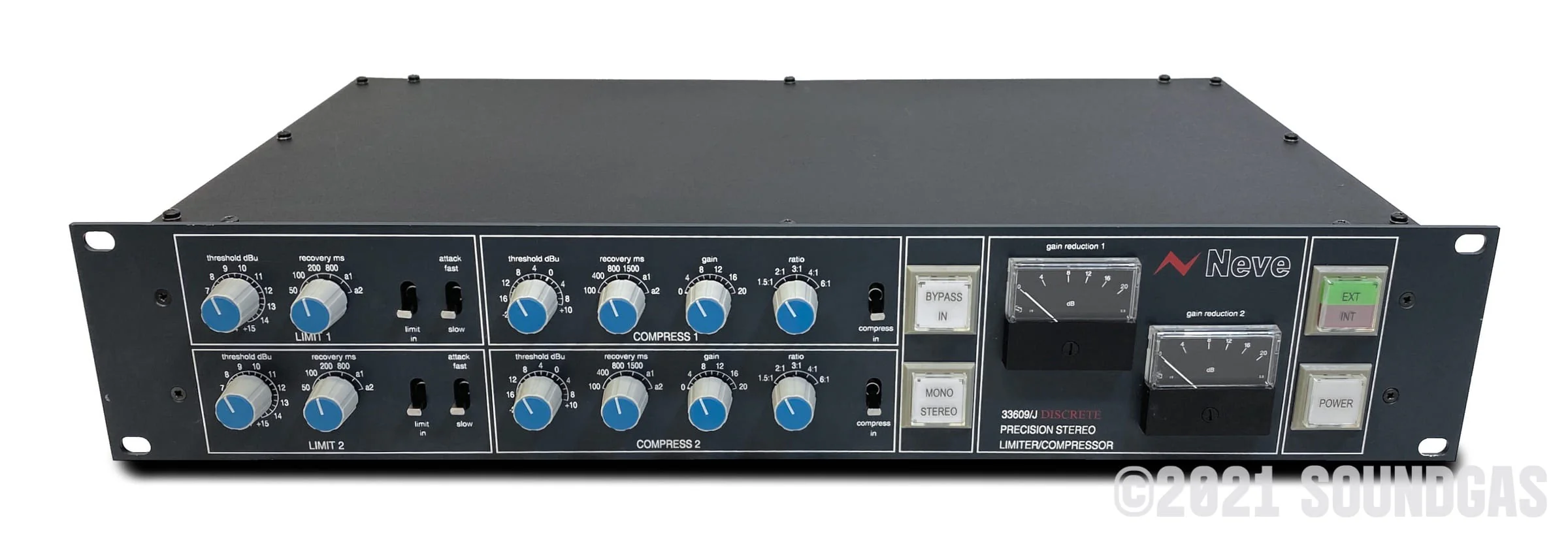 Neve 33609/J Discrete (J/D) Stereo Limiter/Compressor - Image 7