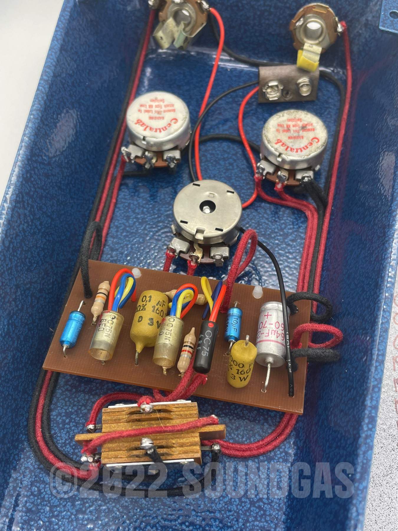 R2R Electric Aged Supa MKII Fuzz Rupert 1964 Norelco - Image 13