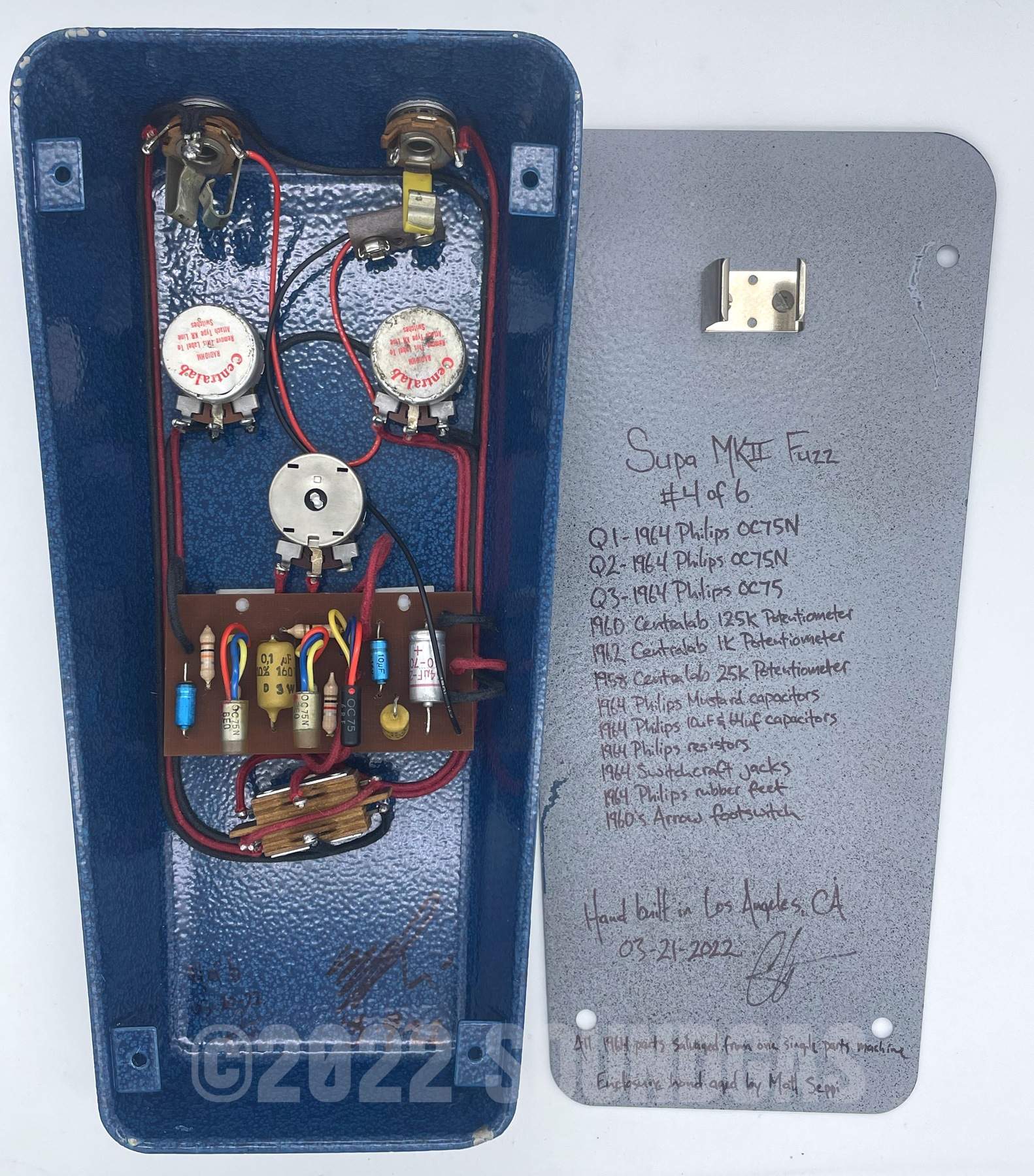 R2R Electric Aged Supa MKII Fuzz Rupert 1964 Norelco - Image 3