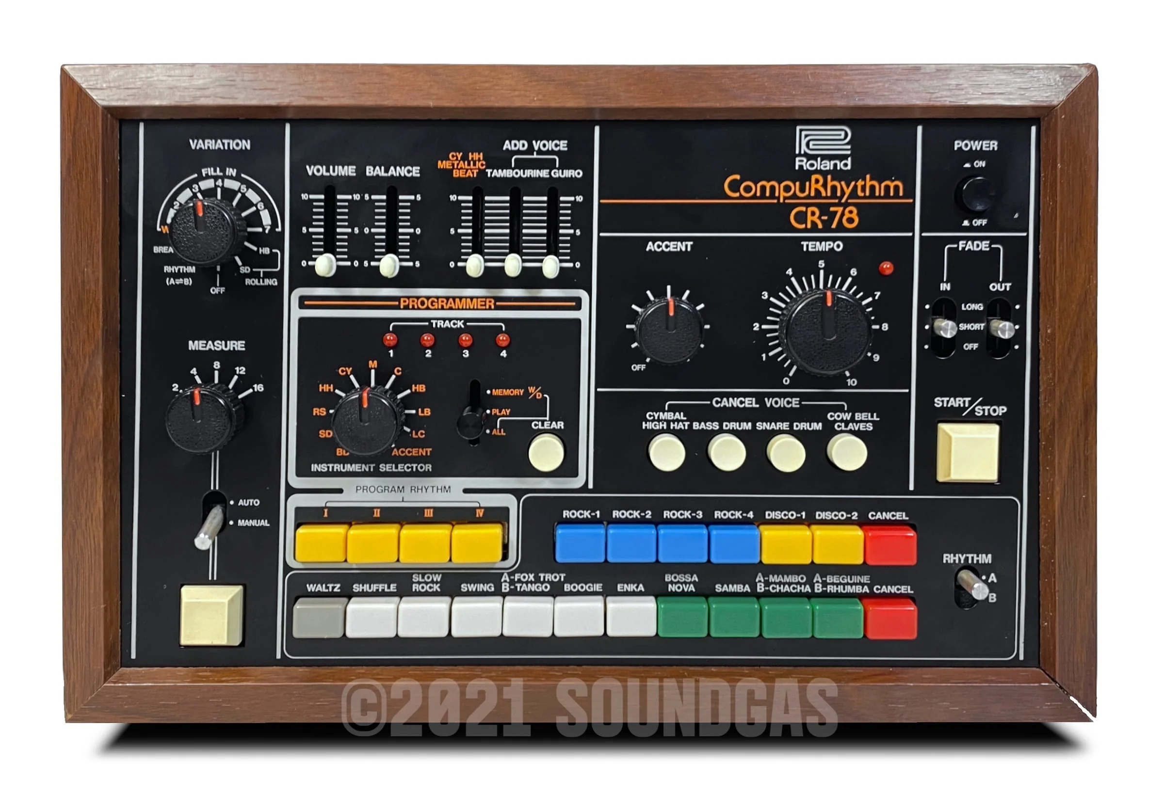 Roland CR-78 & WS-1 (Boxed/Accessories) - Image 3