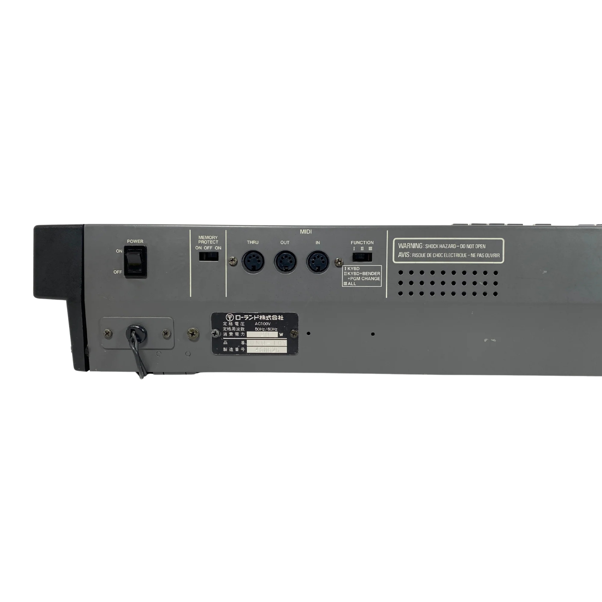 Roland Juno-106 For Sale - SN 468626 - Image 10