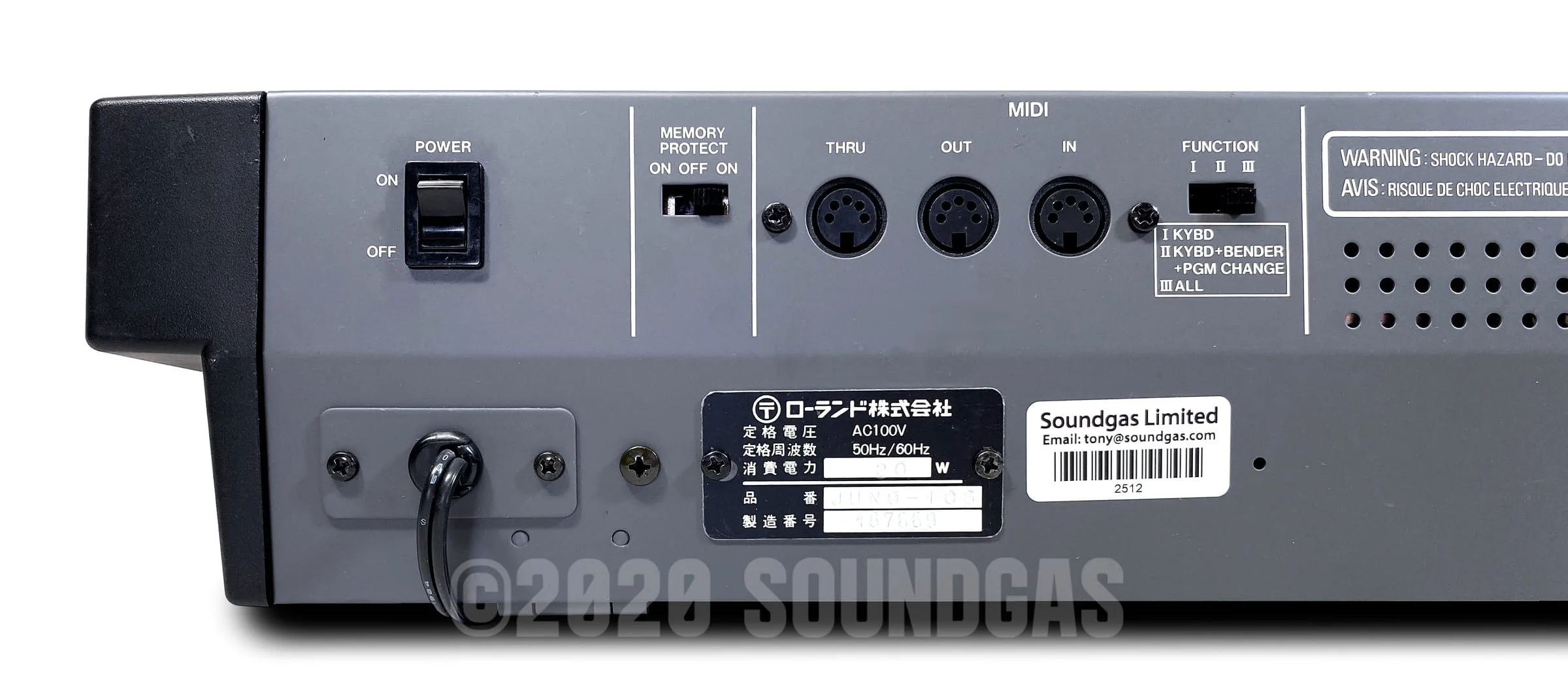 Roland Juno-106 - Near Mint - Image 12